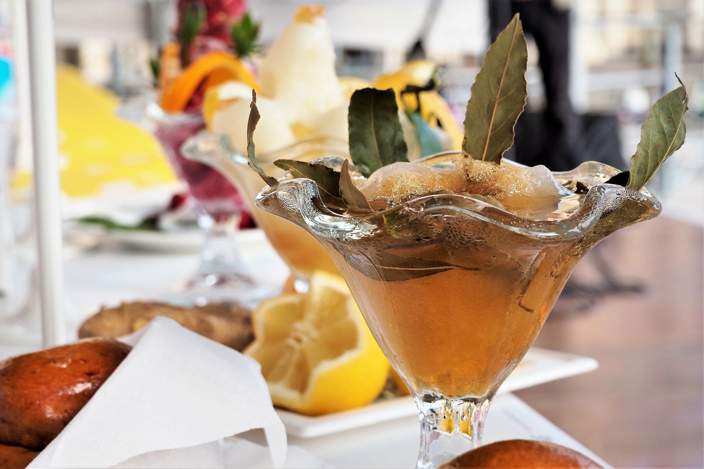 Granita in competition at the Nivarata of Acireale