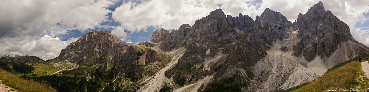 Overview of the North side of the Pale di San Martino