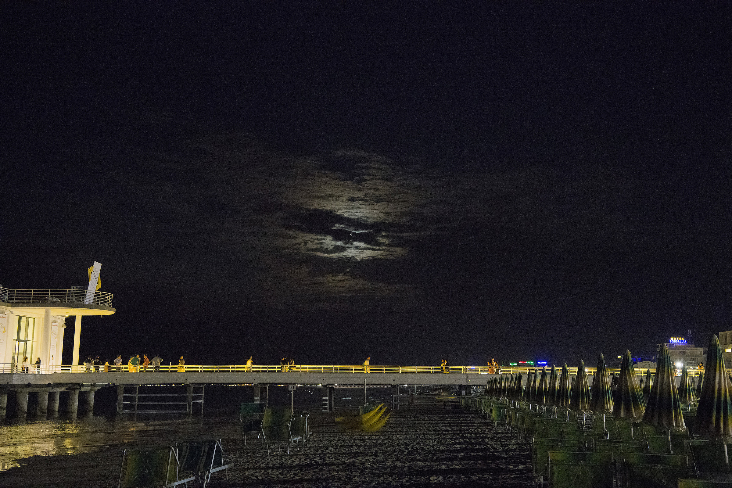 Walking on the wharf