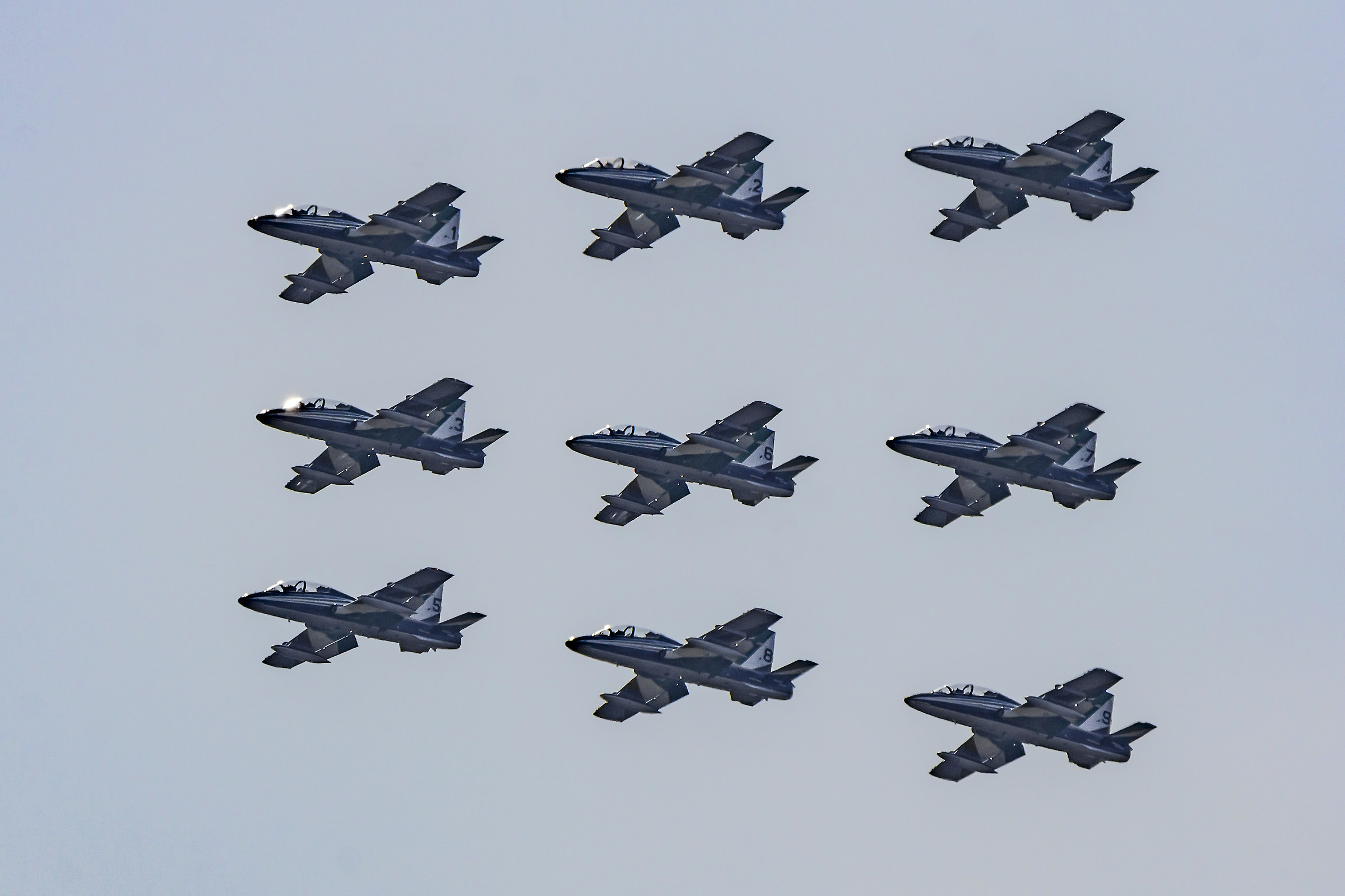 tricolored Arrows-AronAirShow 2018-12