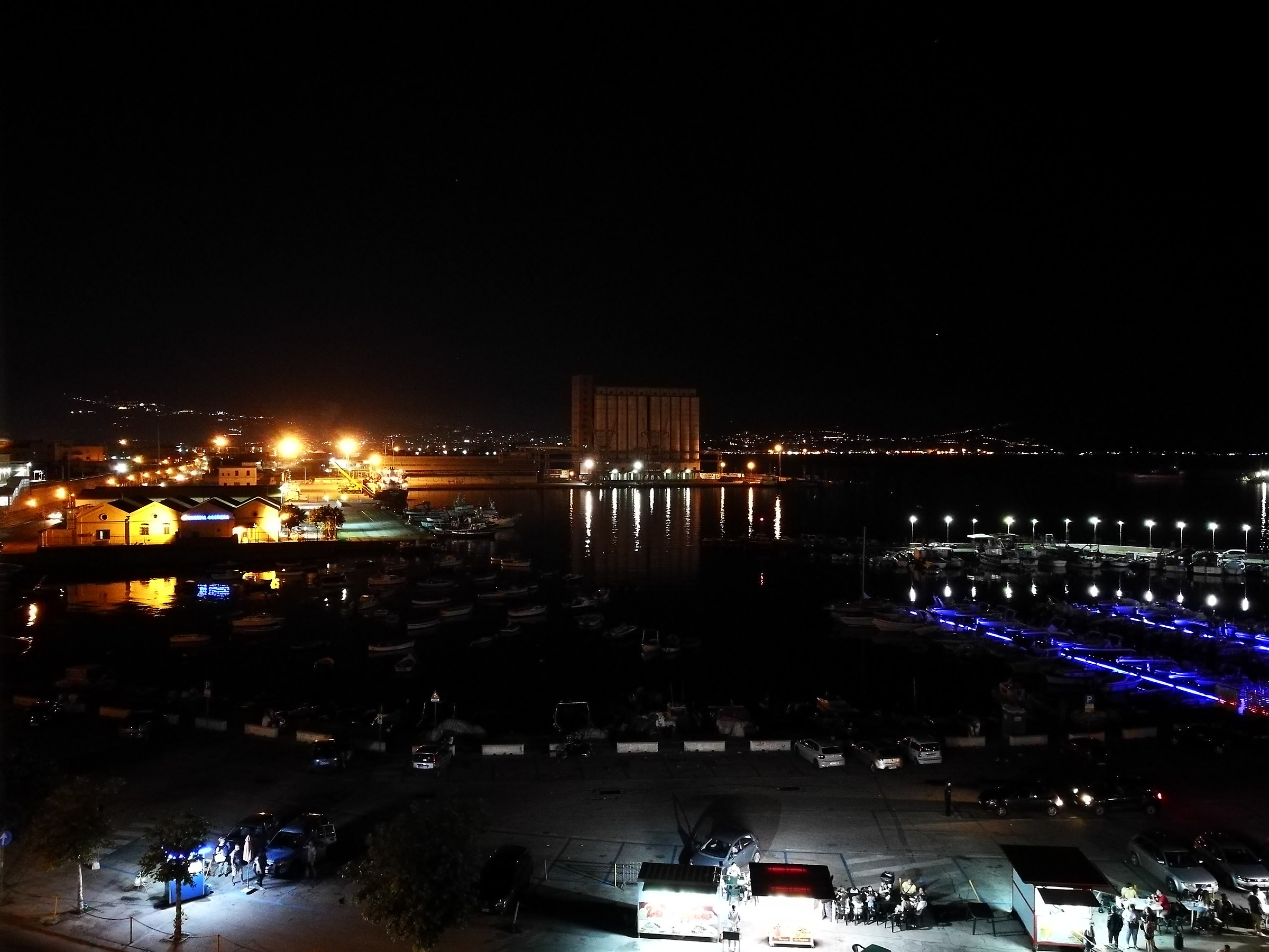Torre Annunziata, the port in the evening