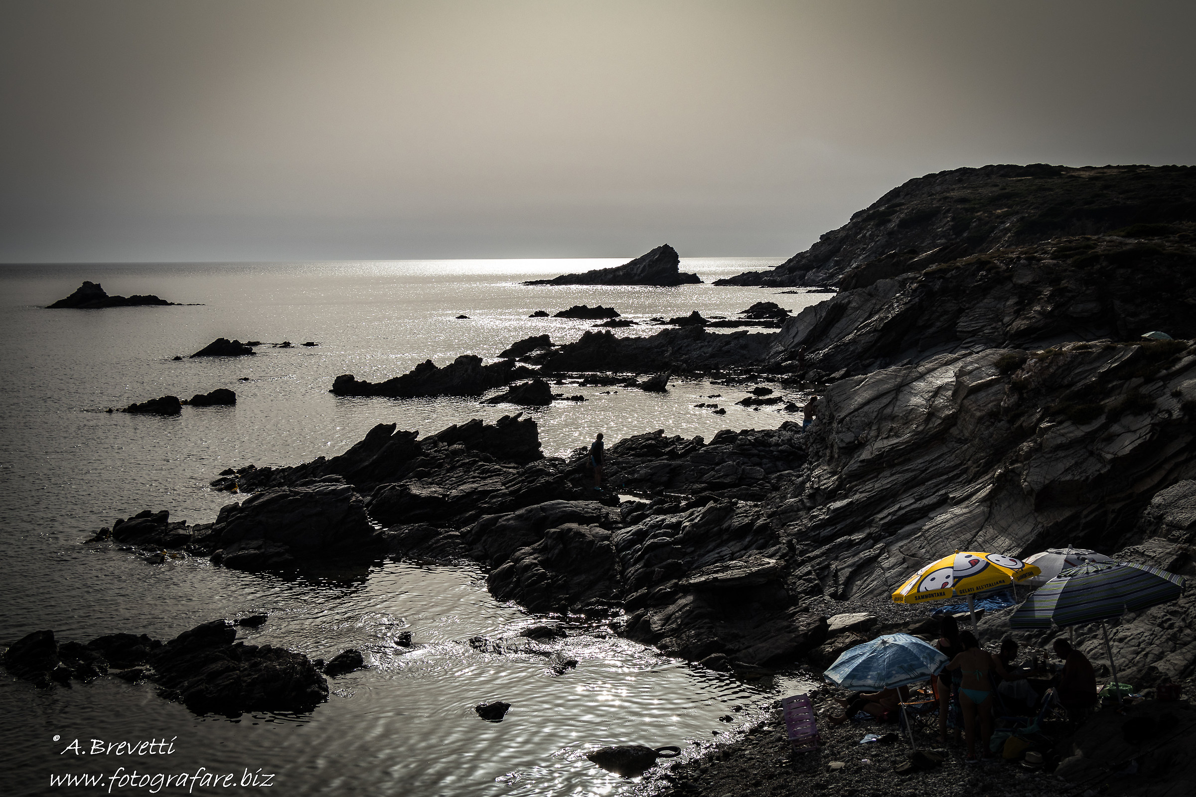 Sunset on Woman's thigh