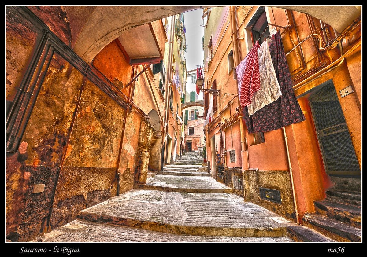 Sanremo - the pine cone HDR