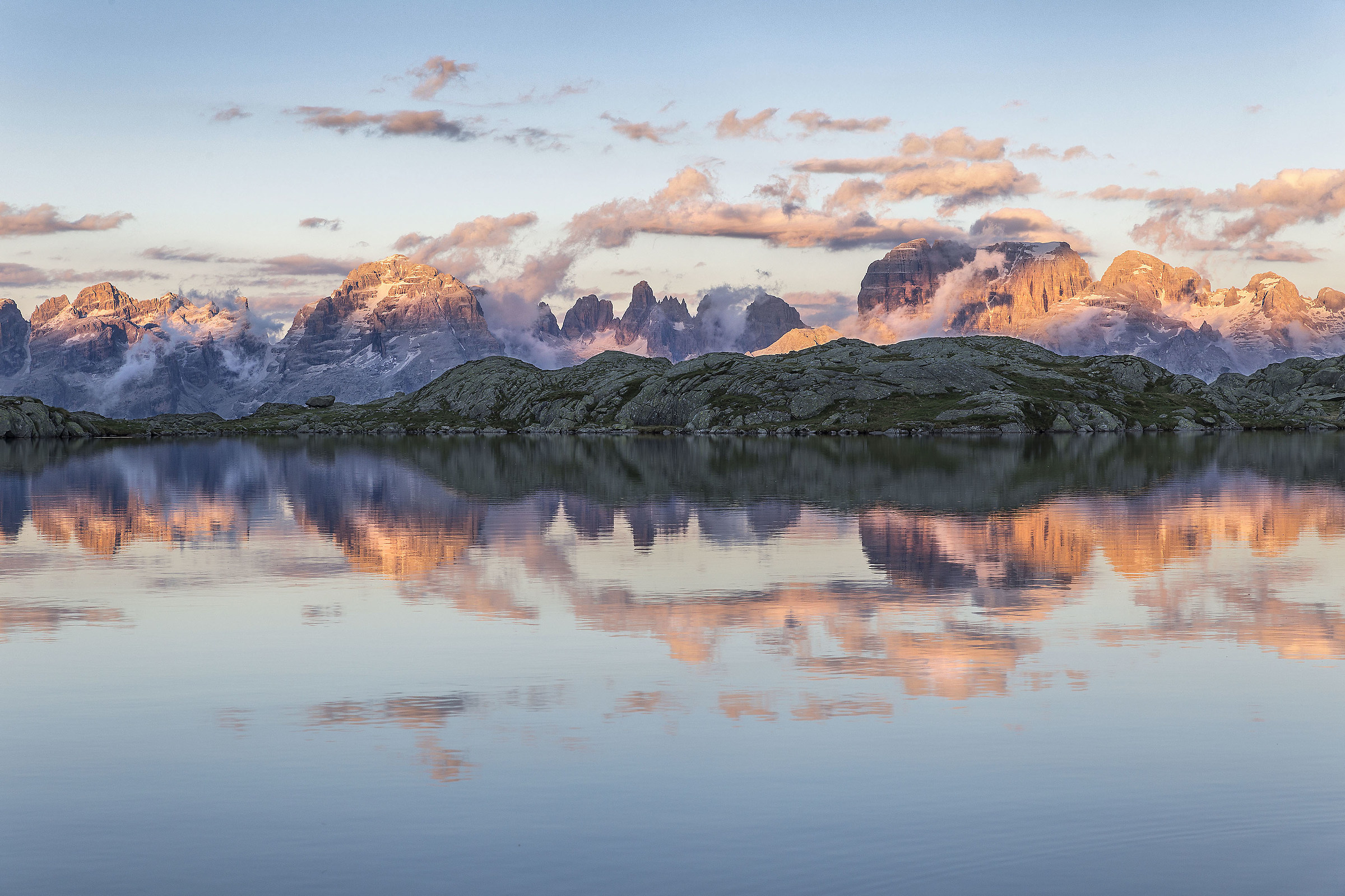 tramonto al Lago Nero,Dolomiti di Brenta