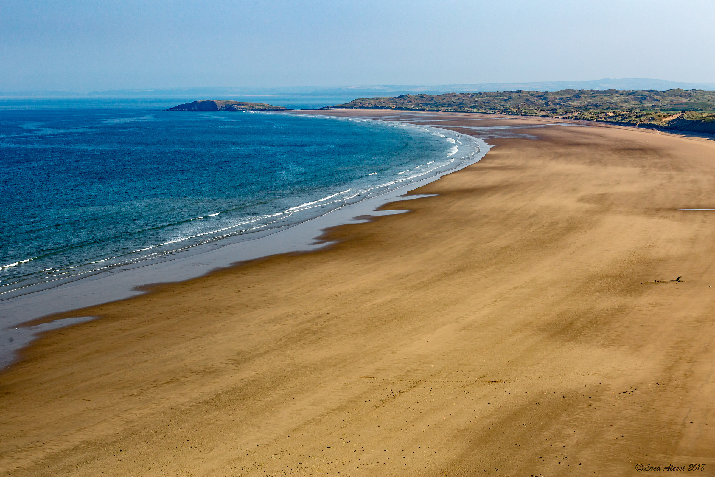 Immense spiagge vivono il tempo di una marea