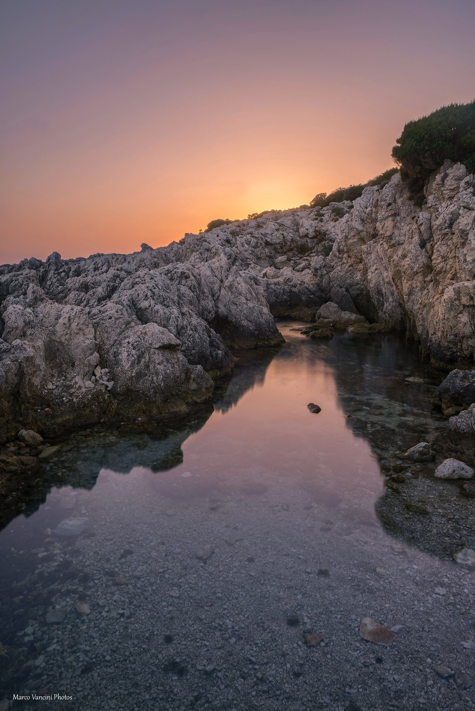 The last light of day