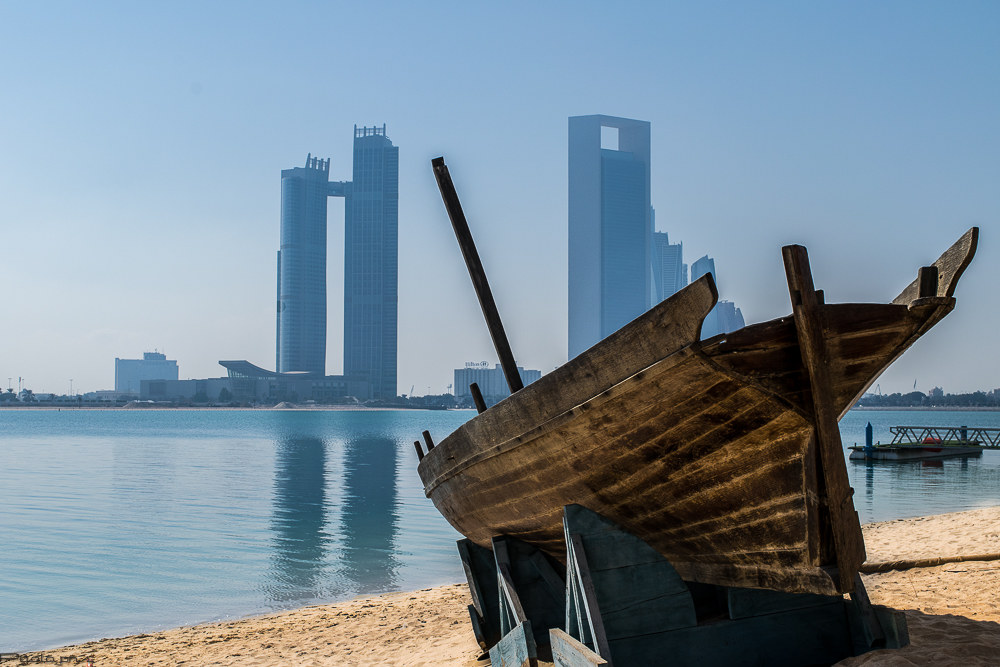 View from the Heritage Village Abu Dhabi 2