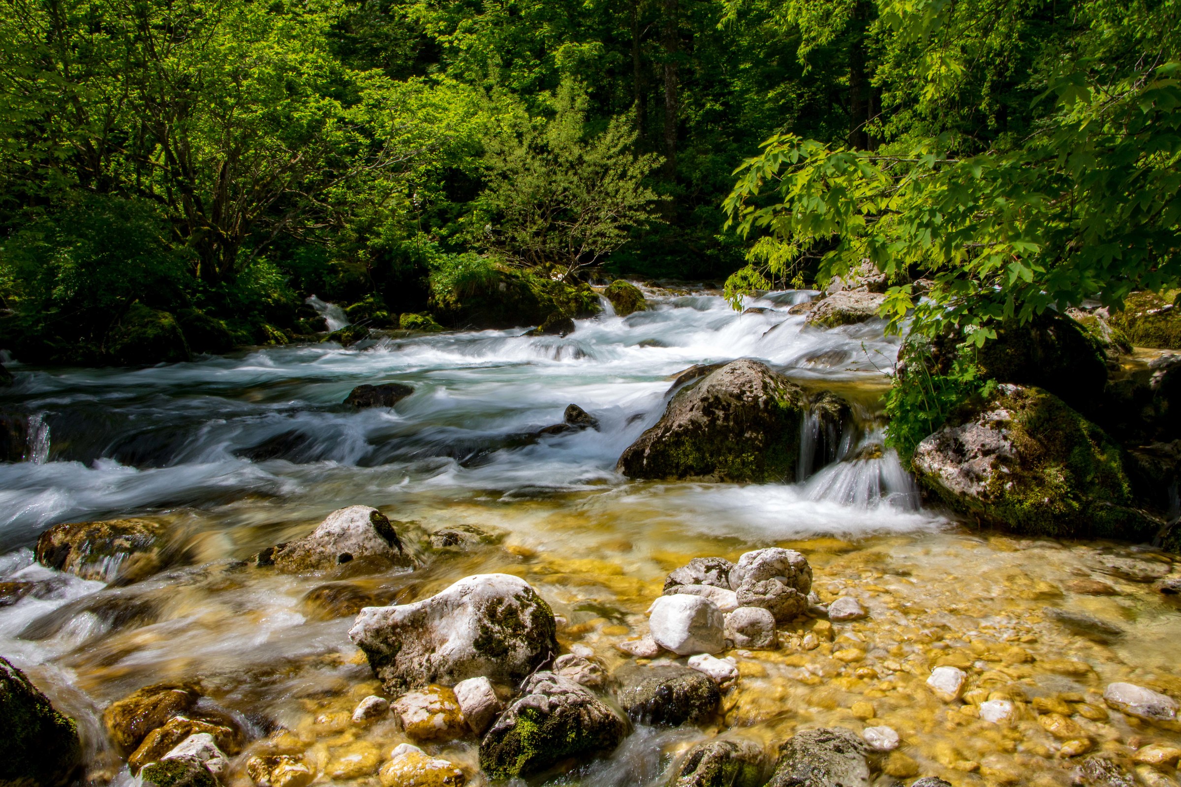 Close to Savica Waterfall