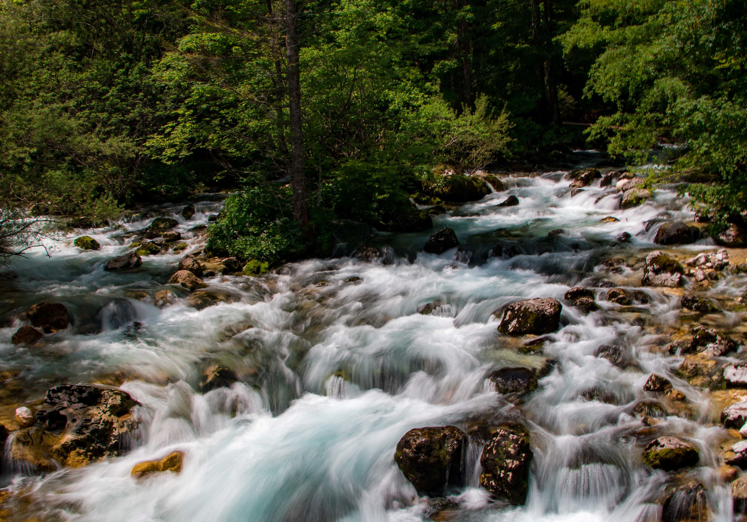 Close to Savica Waterfall