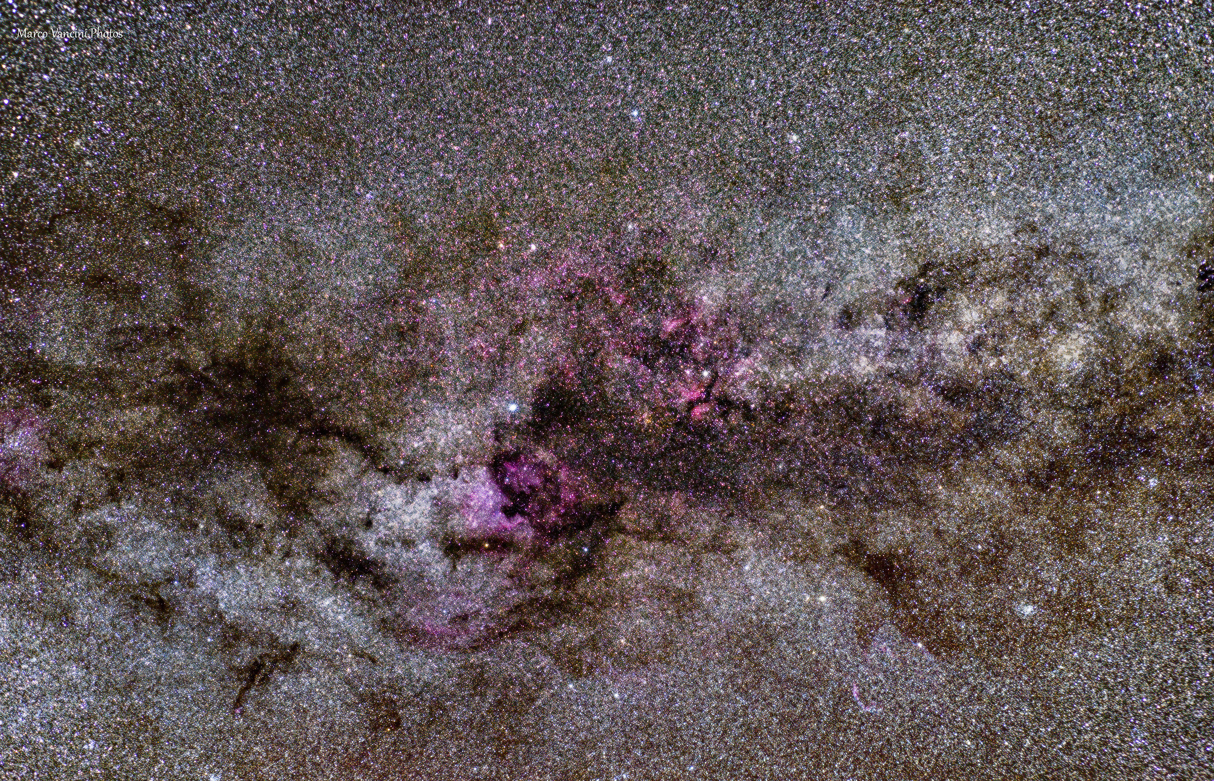 2580 seconds for a small portion of Milky Way