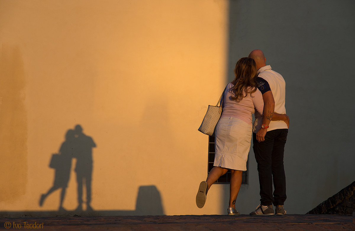 Comacchio: Selfie on the bridge of the cops.