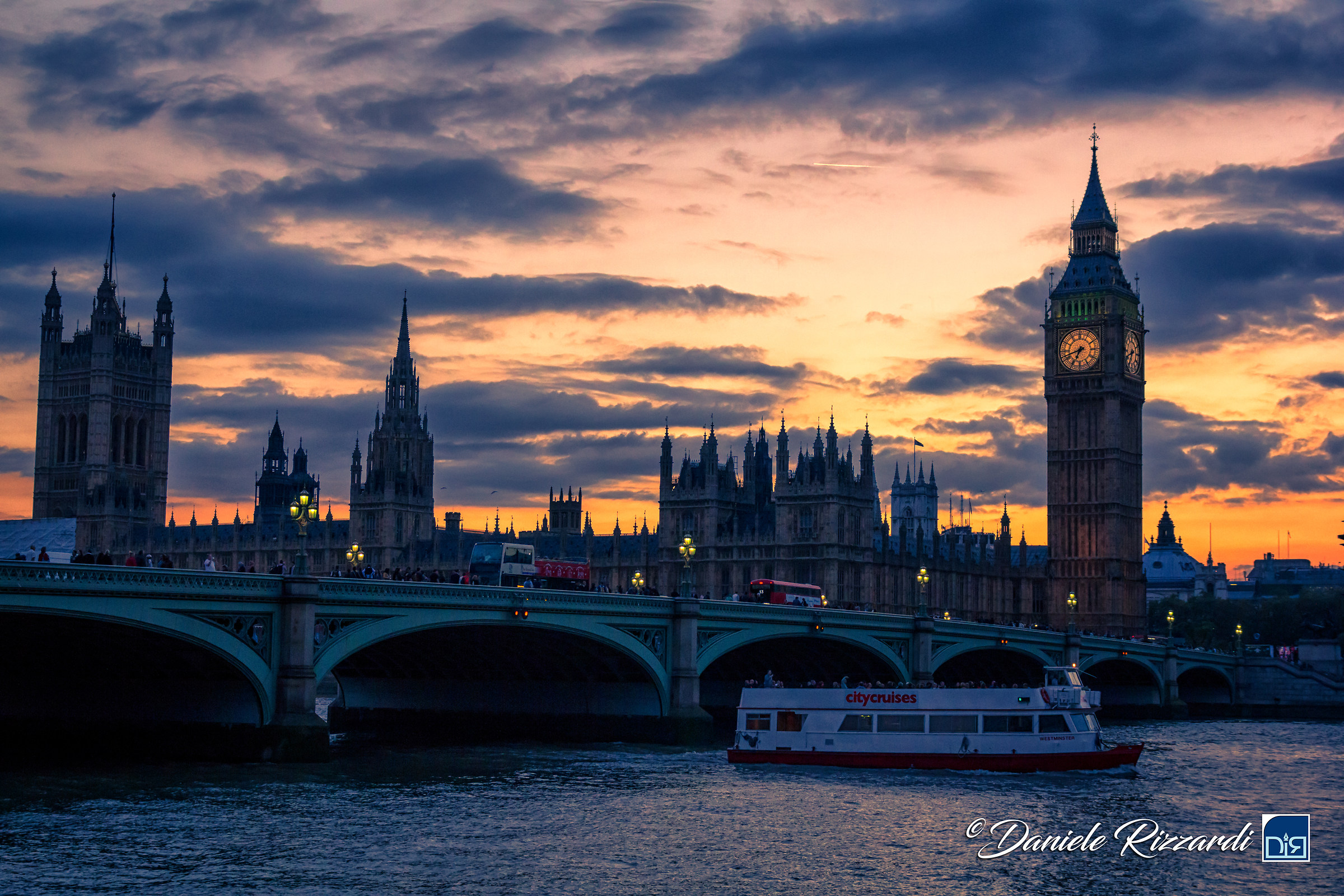 Westminster sunset
