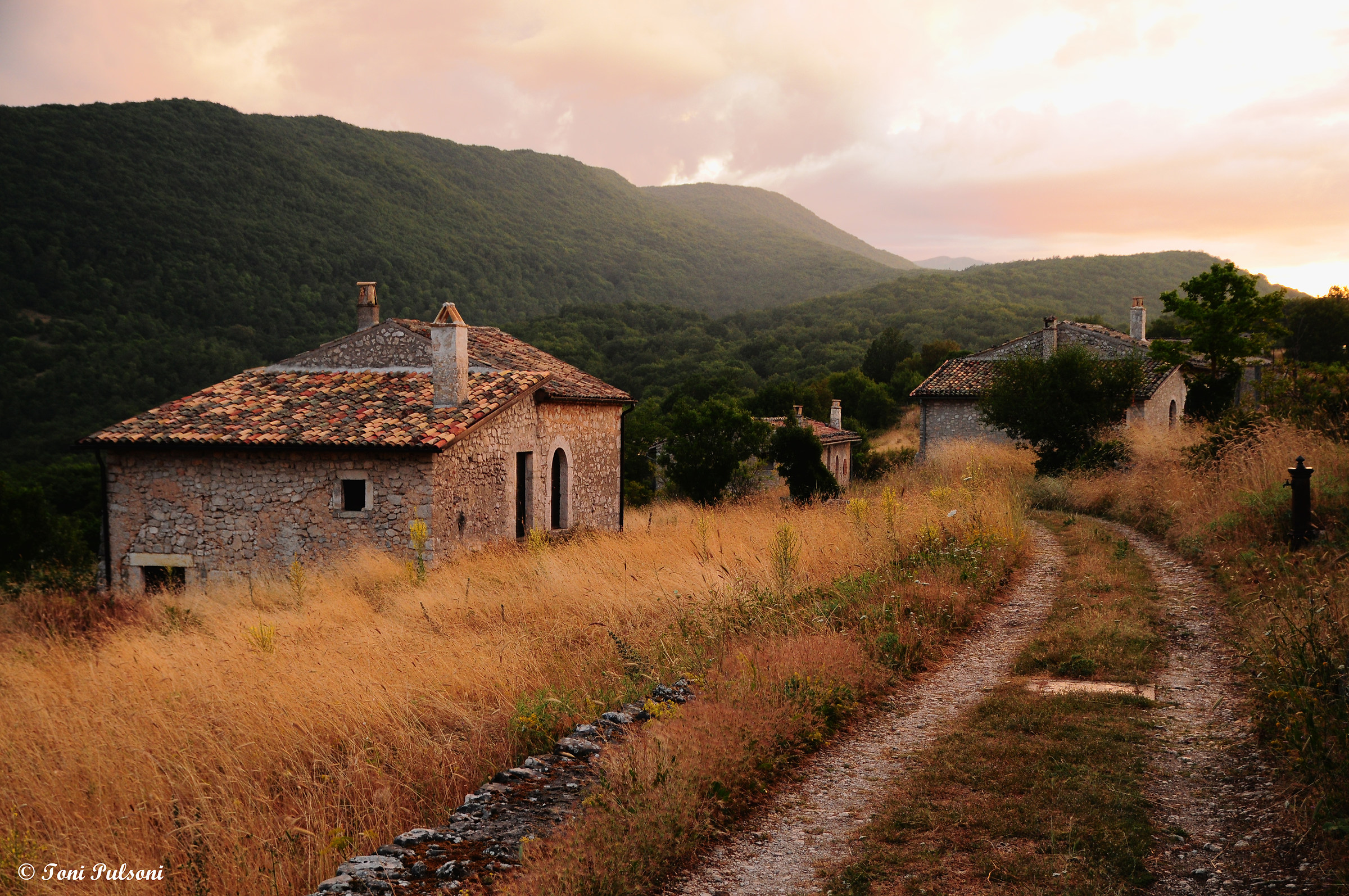 Tramonto alle Pagliare di Tione