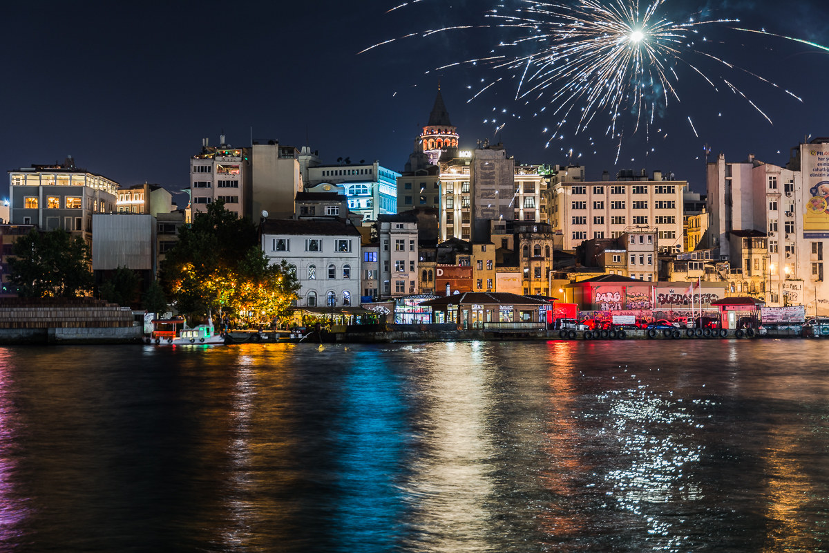 Istanbul dal ponte di Galata
