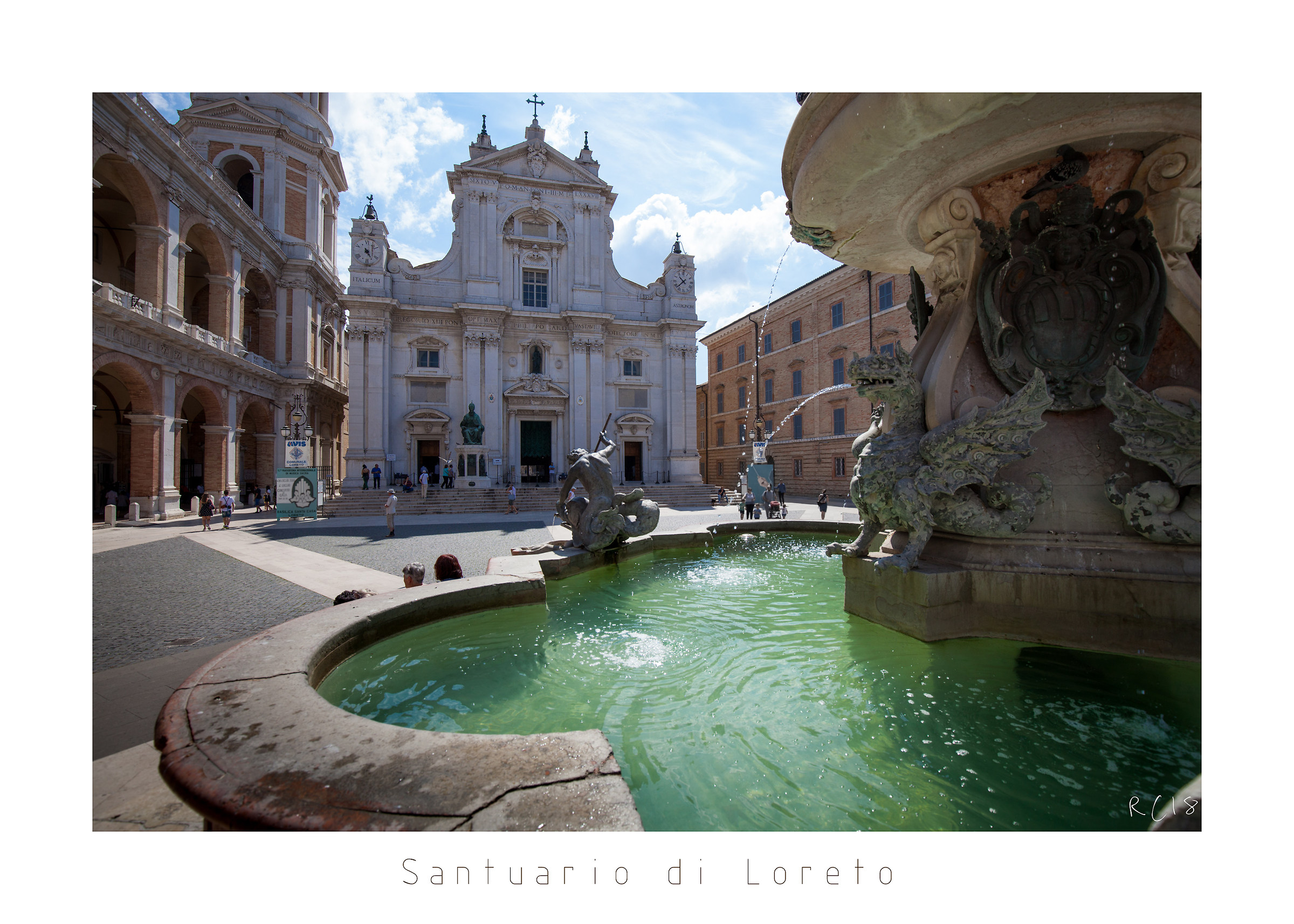 Plaza of the Sanctuary of Loreto