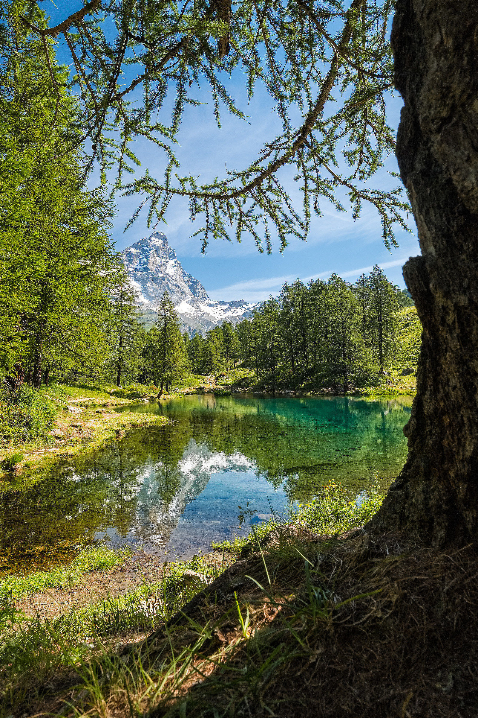 Lago Blu, scorcio classico.