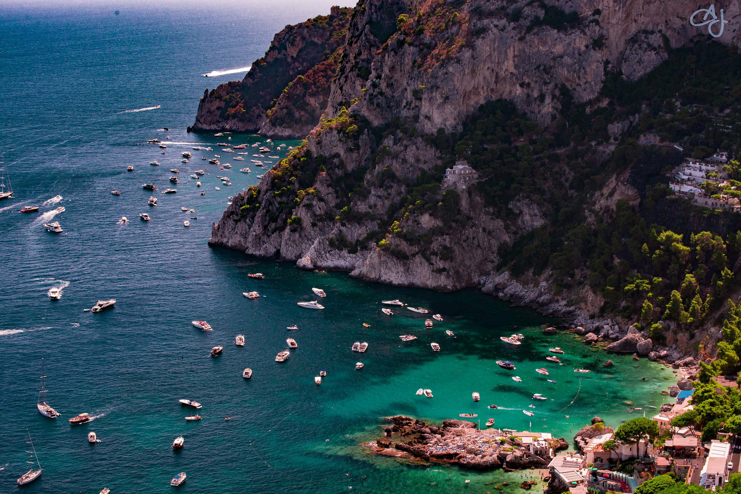 Island of Capri-Punta Cannone