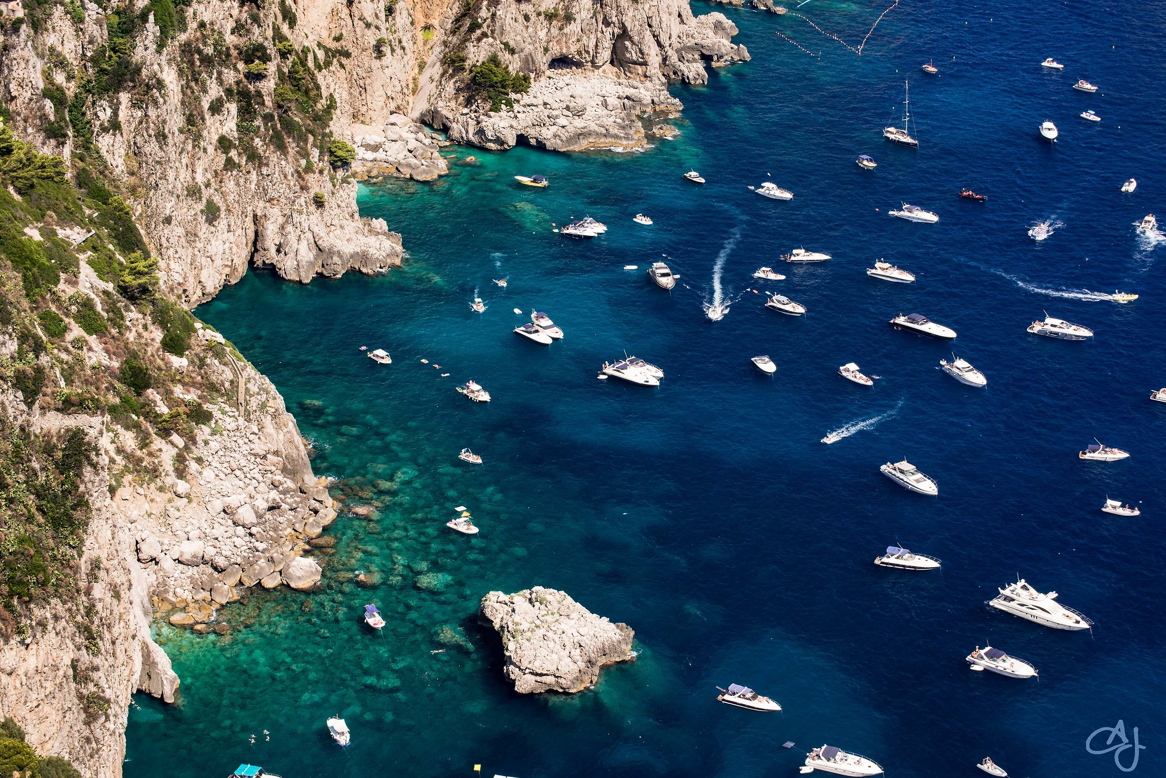 Island of Capri-Punta Cannone