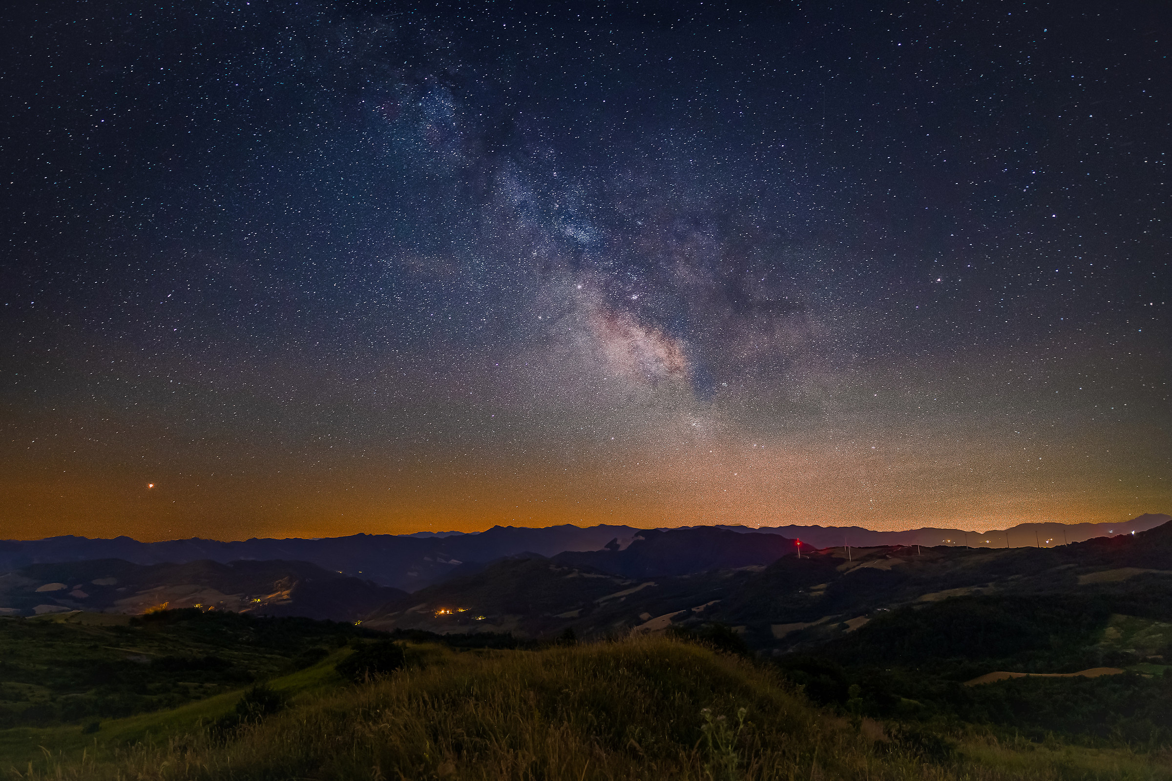 Lonely Night with Crickets and stars.