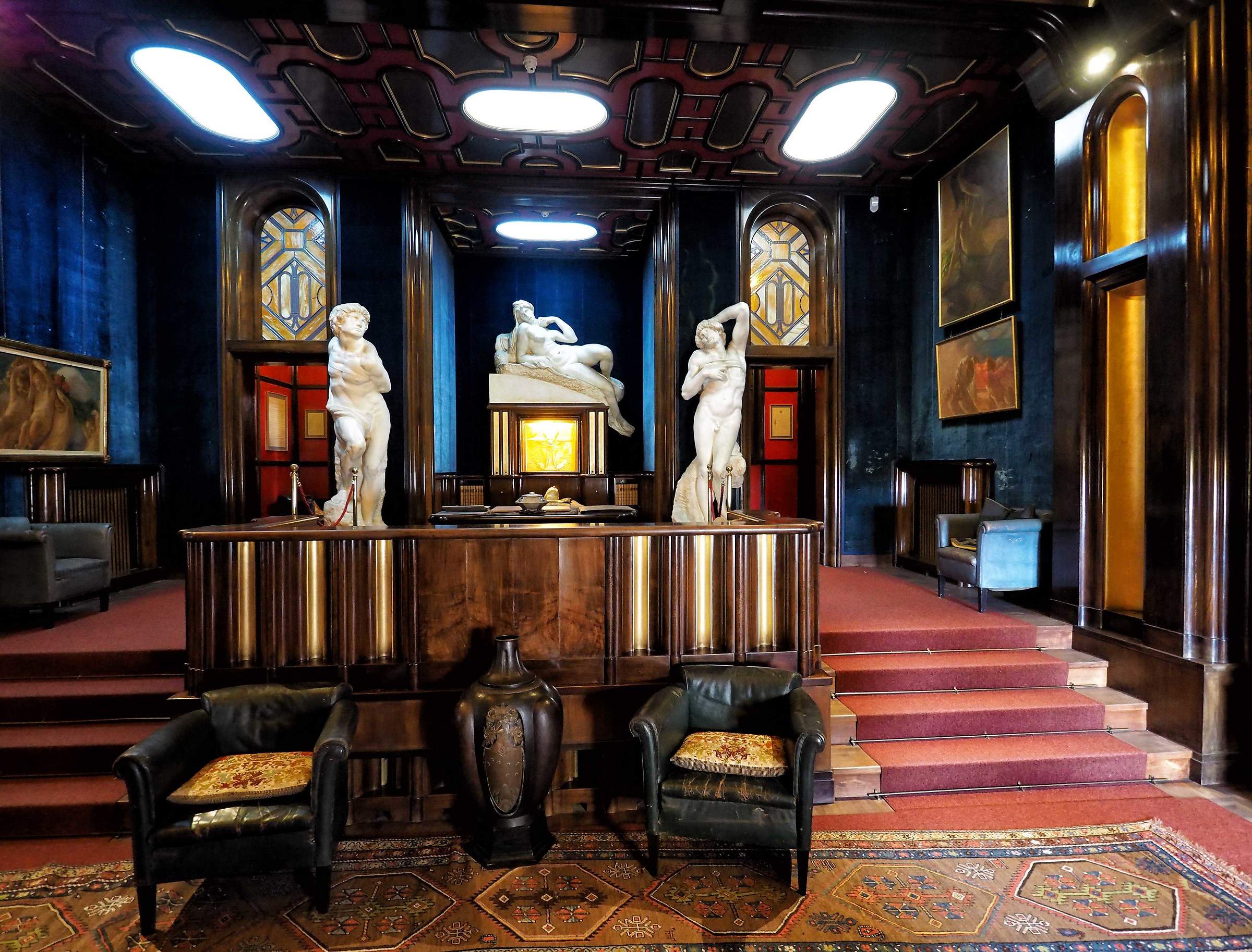 Interior of the House of D'Annunzio in Gardone Riviera