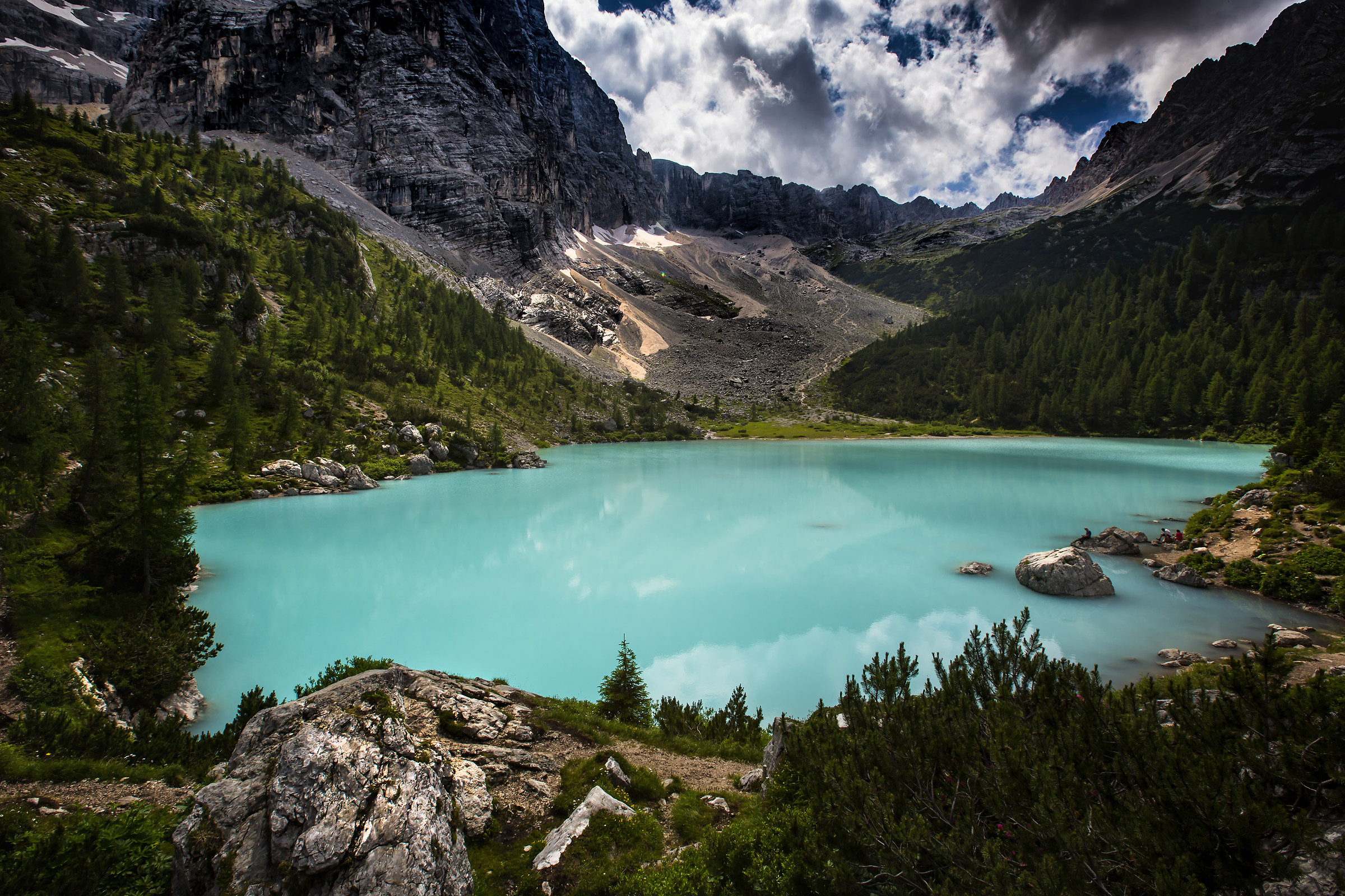 Il meraviglioso lago di Sorapis, Dolomiti Italy