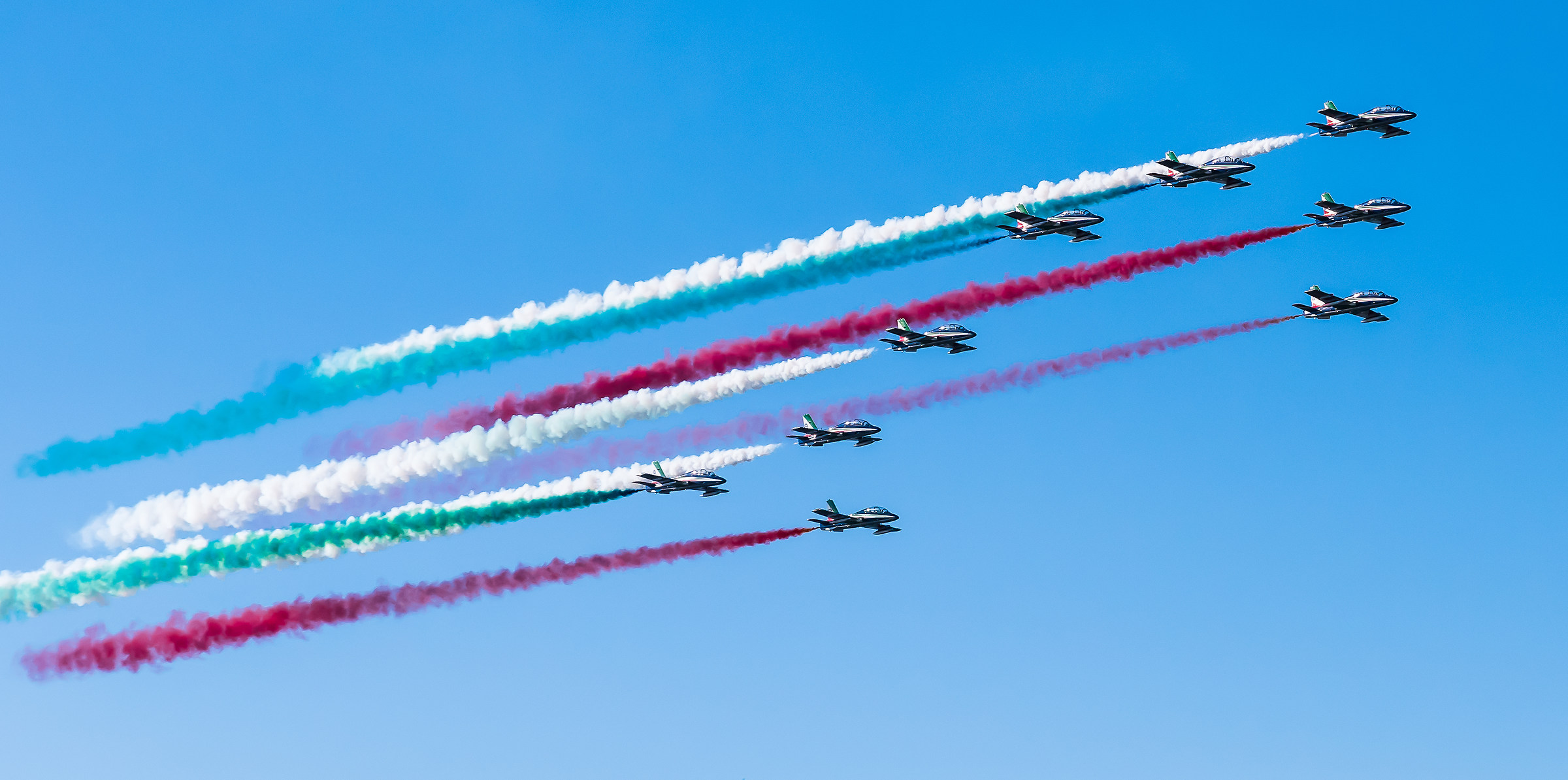 The Frecce Tricolori in Palermo