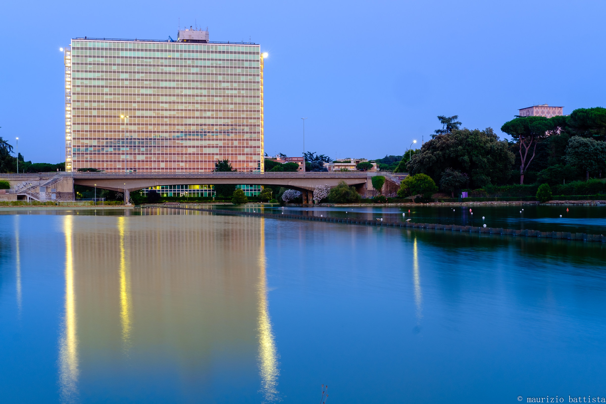 Pond at the Blue Hour