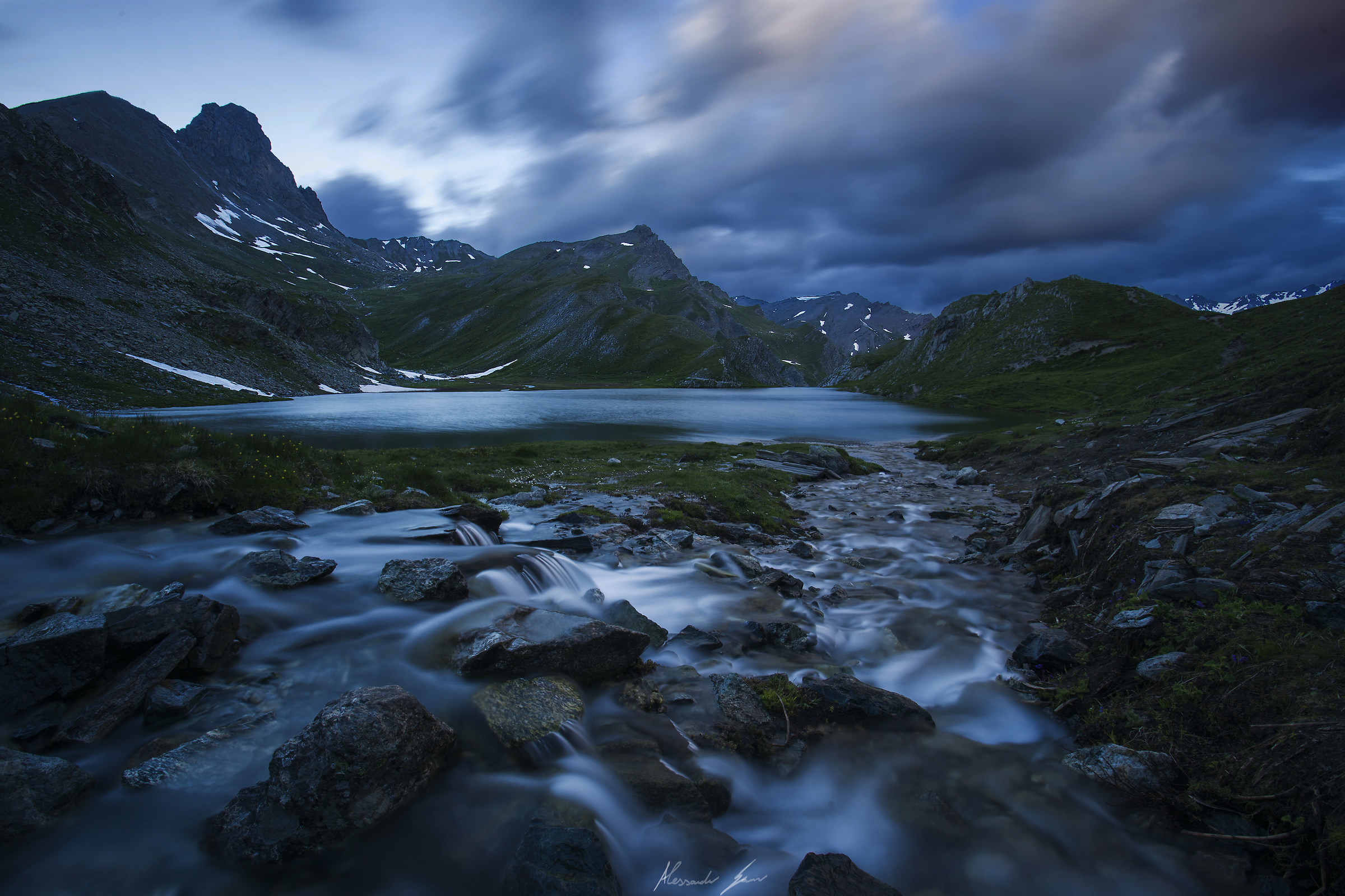 Blue Hour at Blue Lake