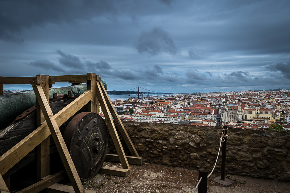 View from Sao Jorge Castle on Lisbon!