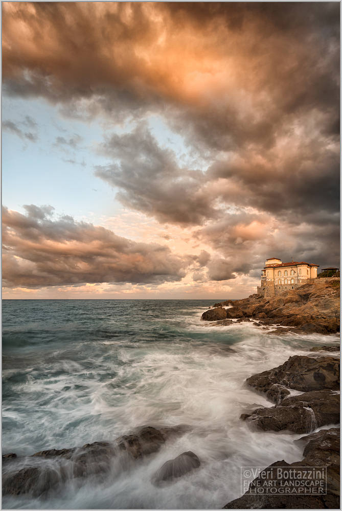Castel Boccale at dawn