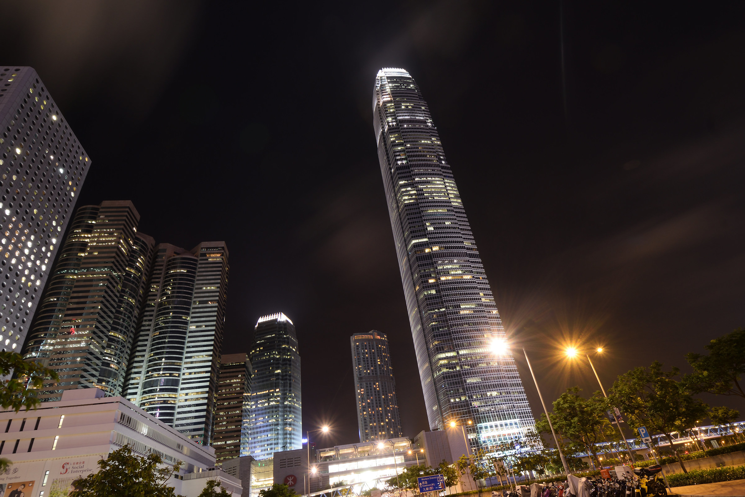 Hong Kong Island by Night