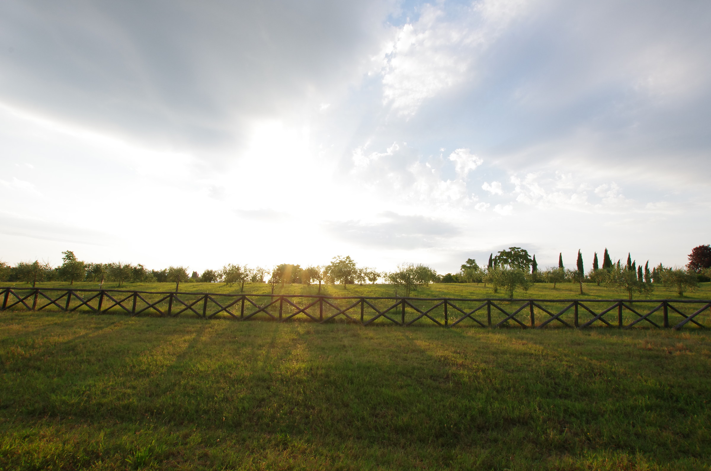 San Lucchese (Poggibonsi) in sunset
