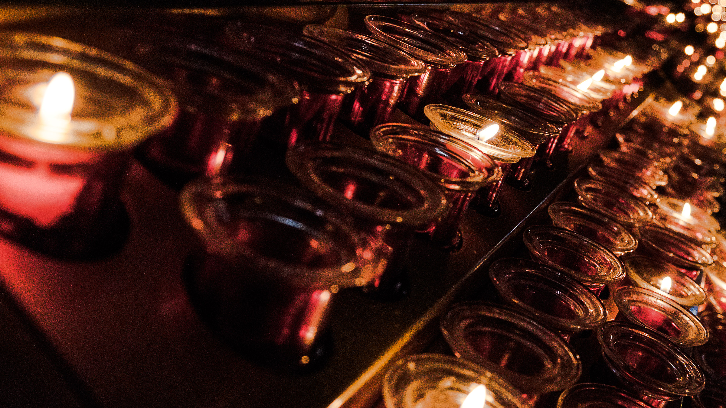 Candles at Notre Dame