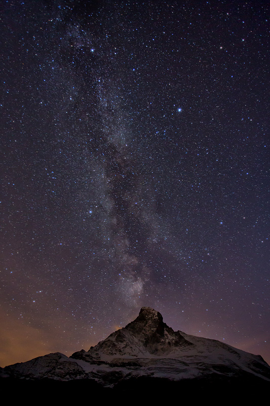 Cervino - Via Lattea prima di Moonrise