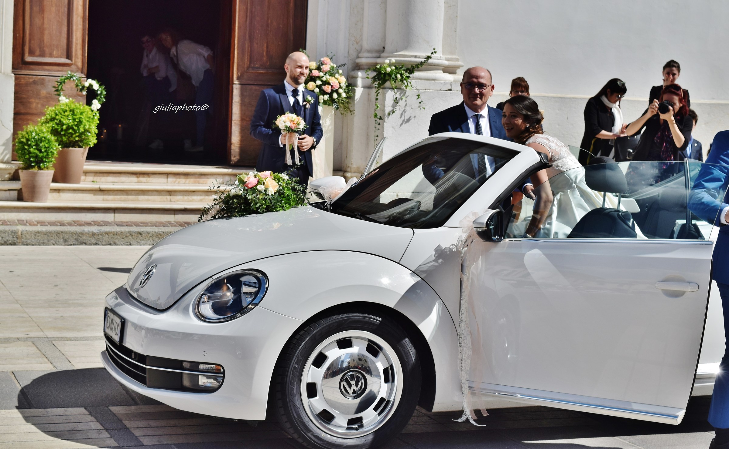 The landing of the bride