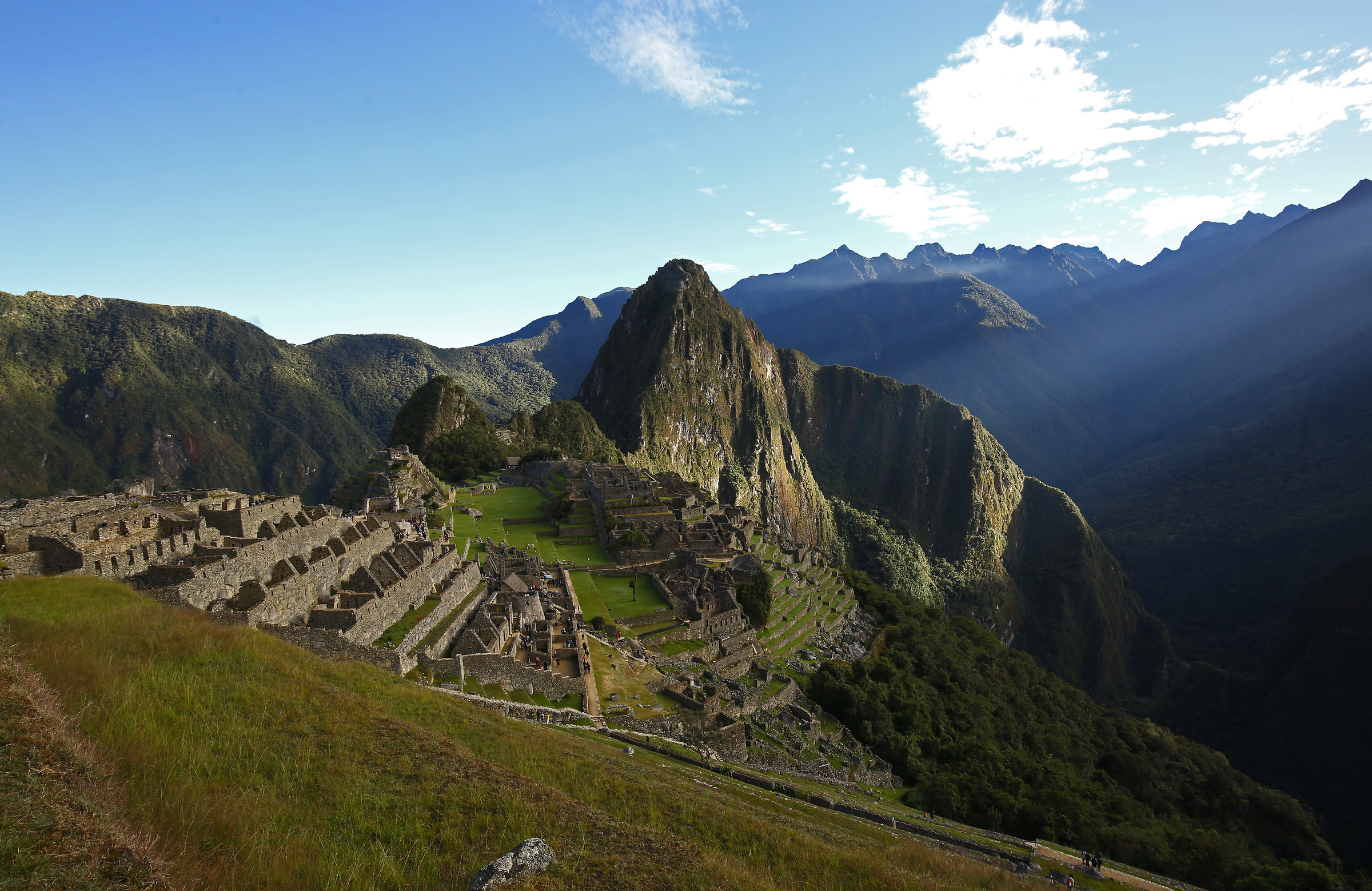 The first sun on Machu Picchu