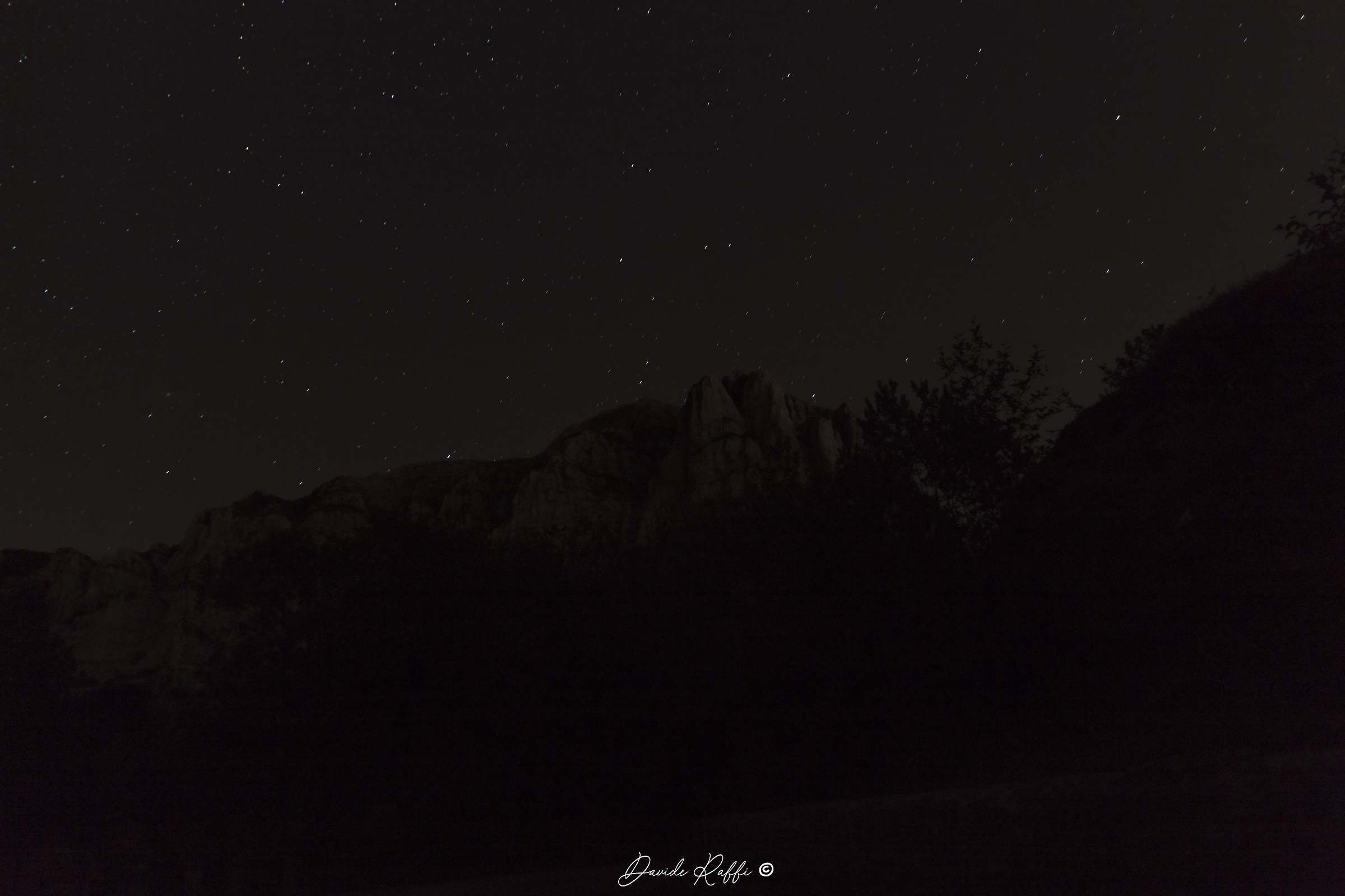 notte in Pian di Lago