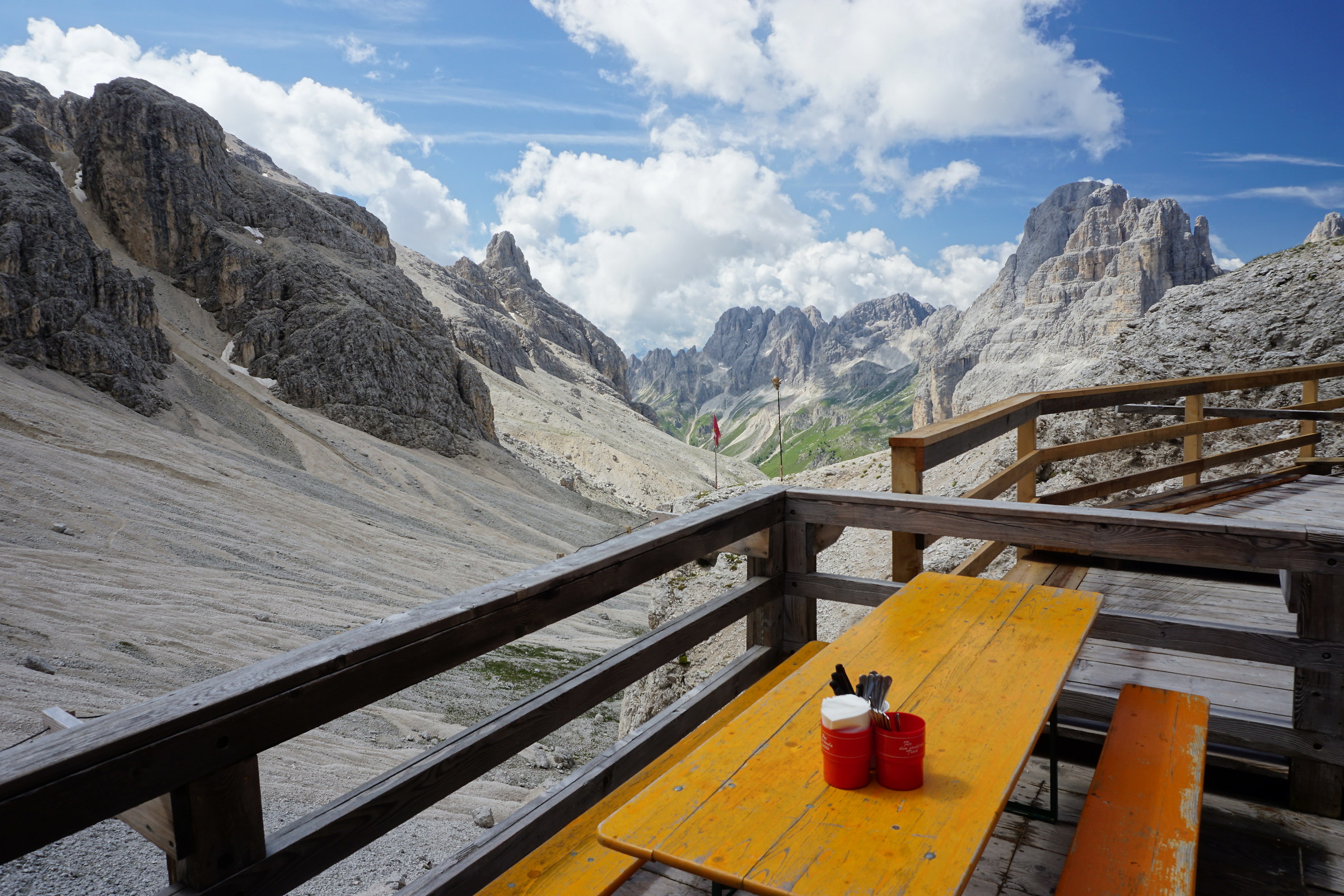 Spettacolo dal Rifugio Principe 2600mt