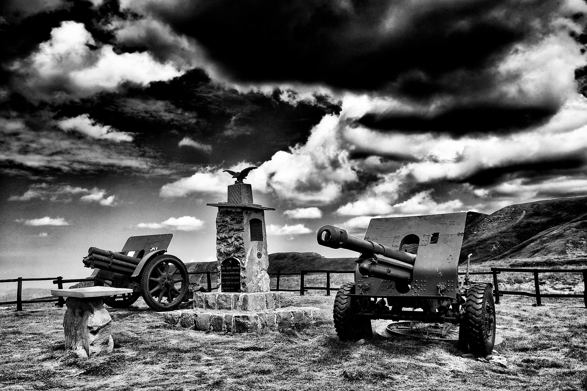 Monument to the war-fallen Alpini
