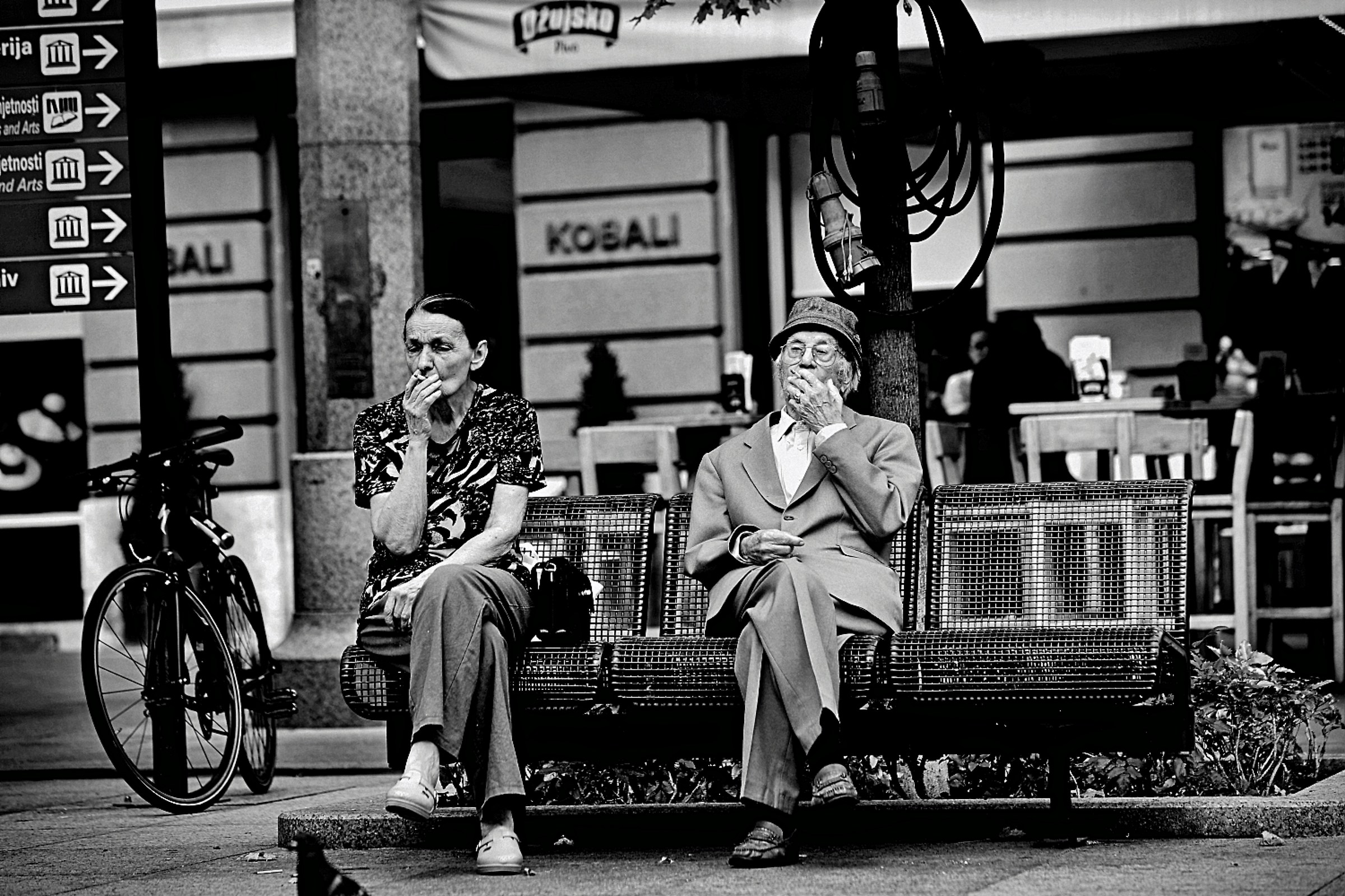 And tonight at dinner we smoke?