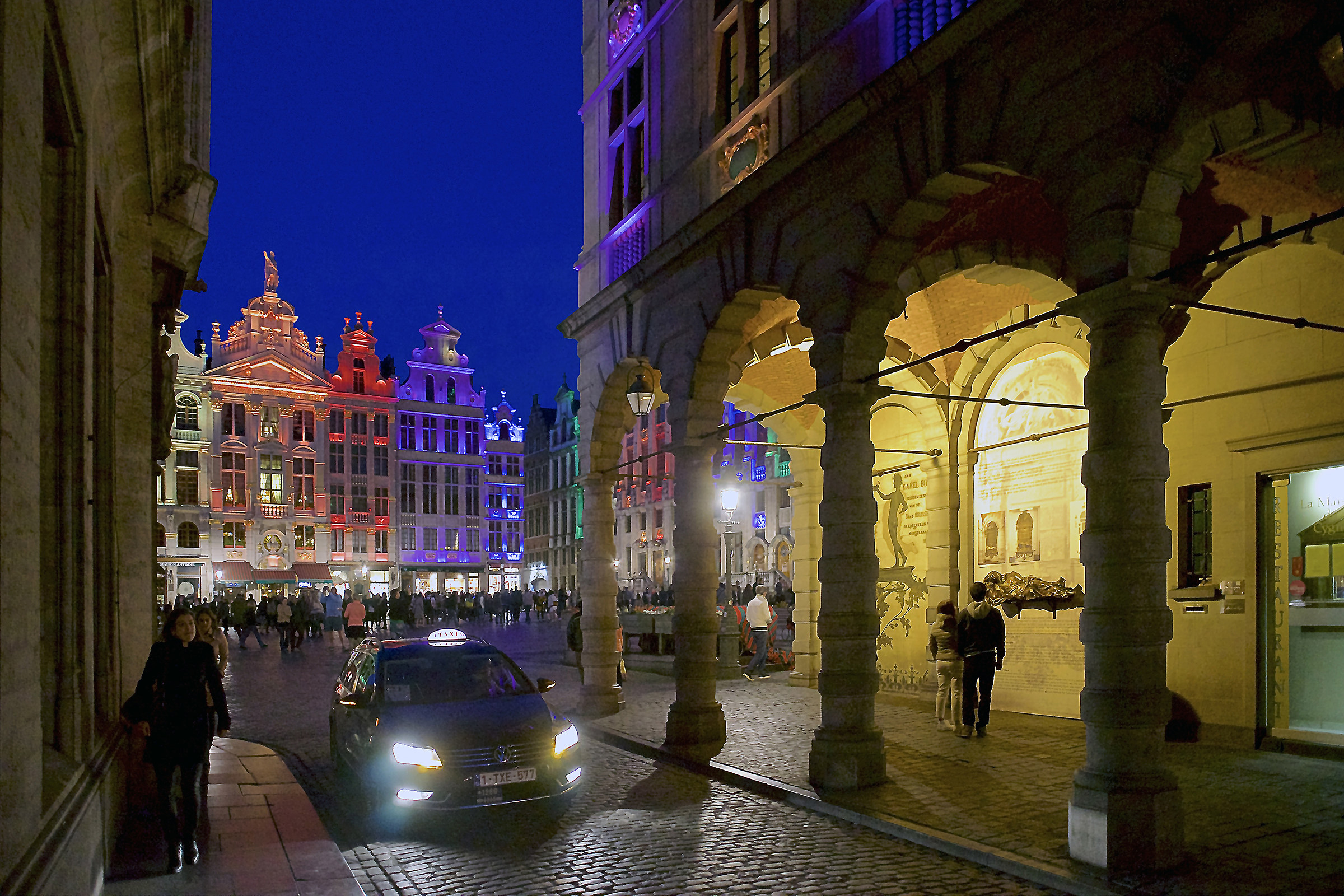 Una sera alla Grand Place