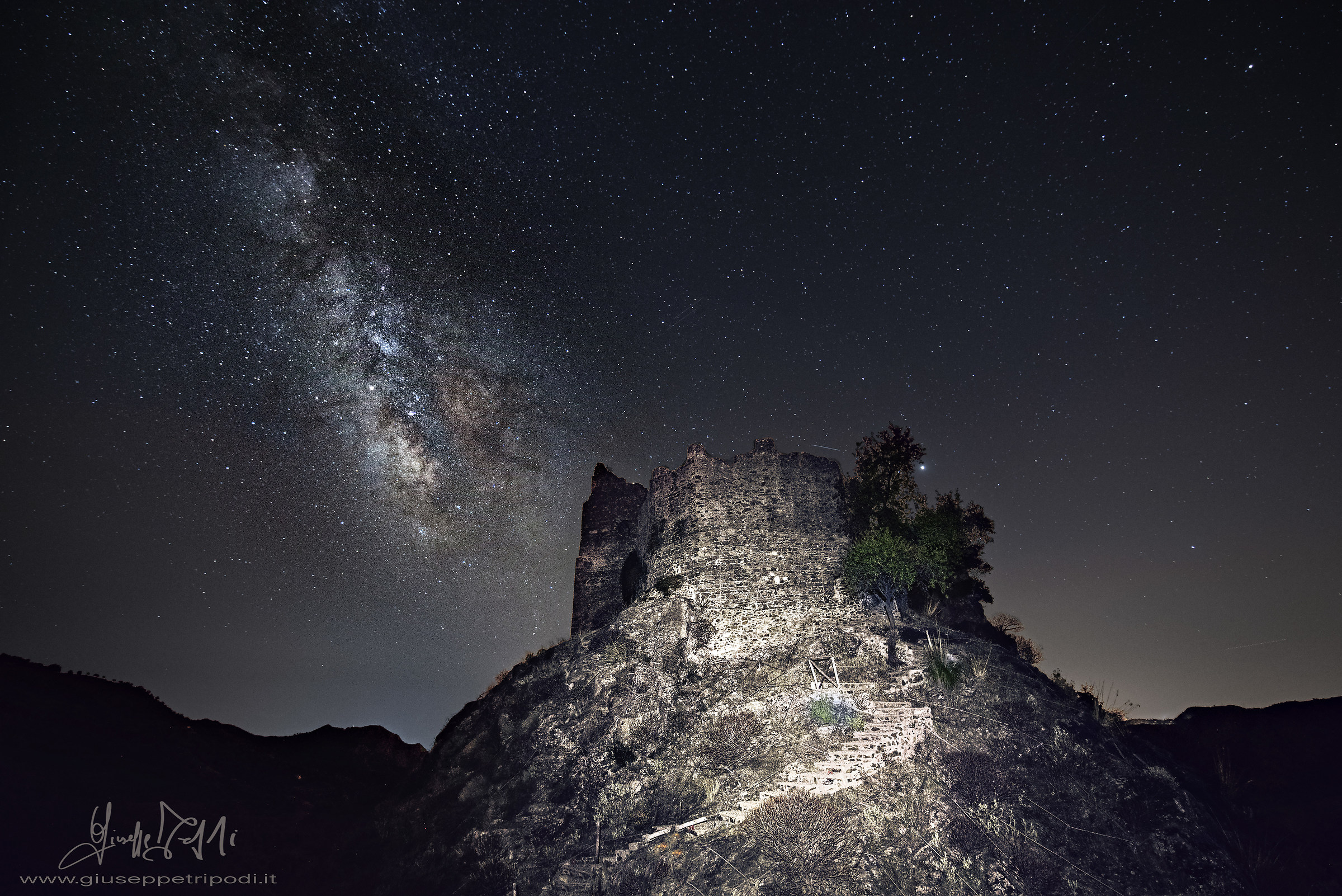 Via Lattea al Castello Ruffo di Amendolea