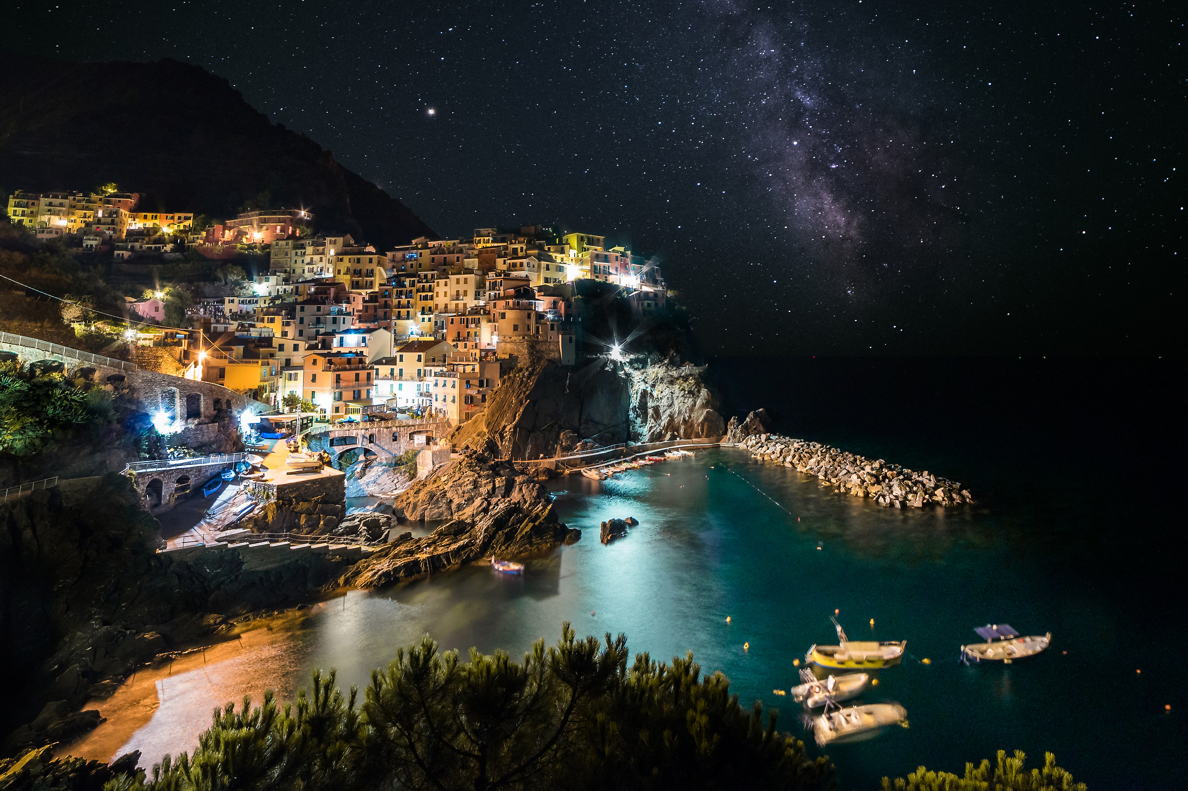 Starry night - Manarola