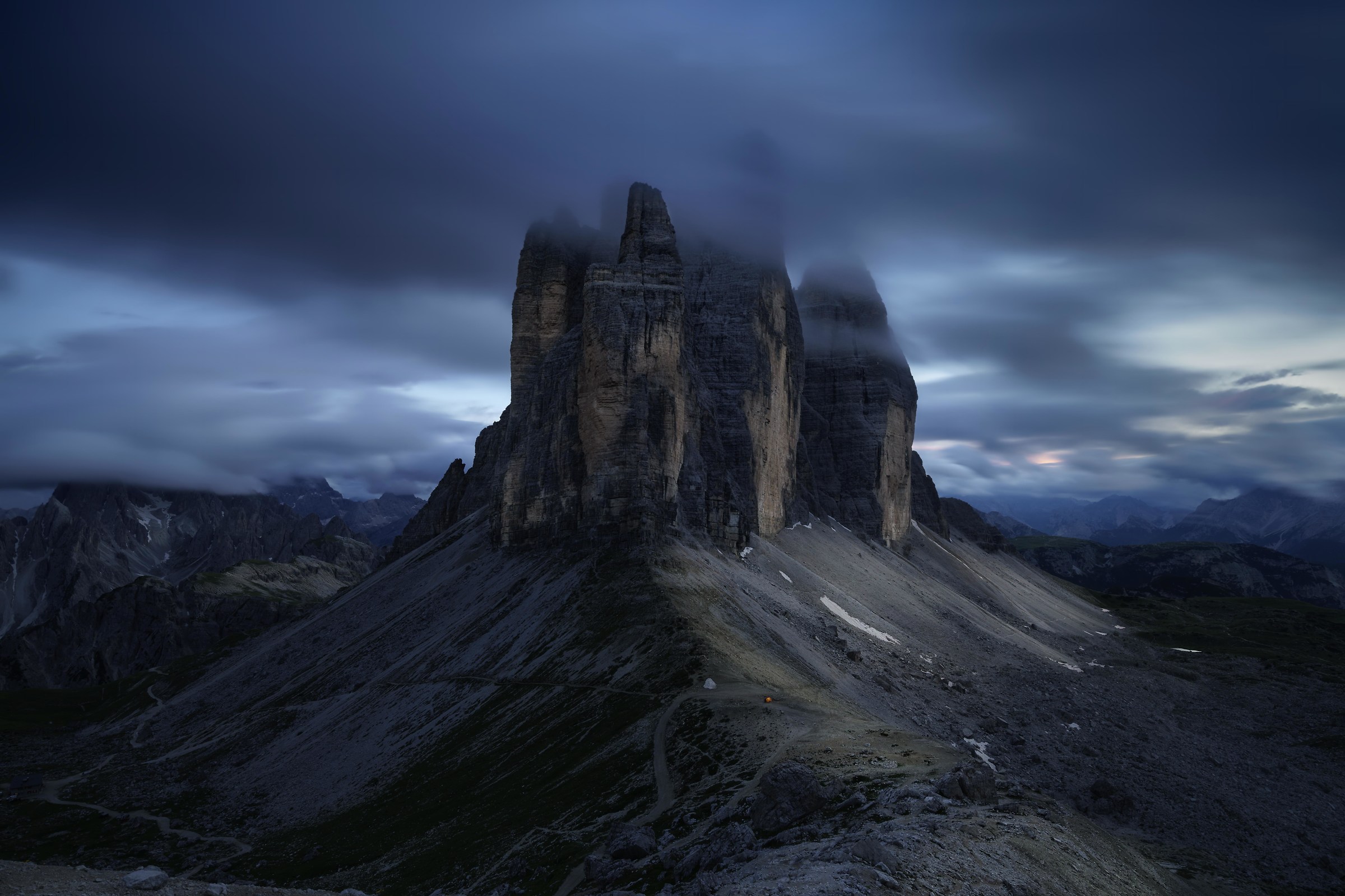 With his head in the clouds