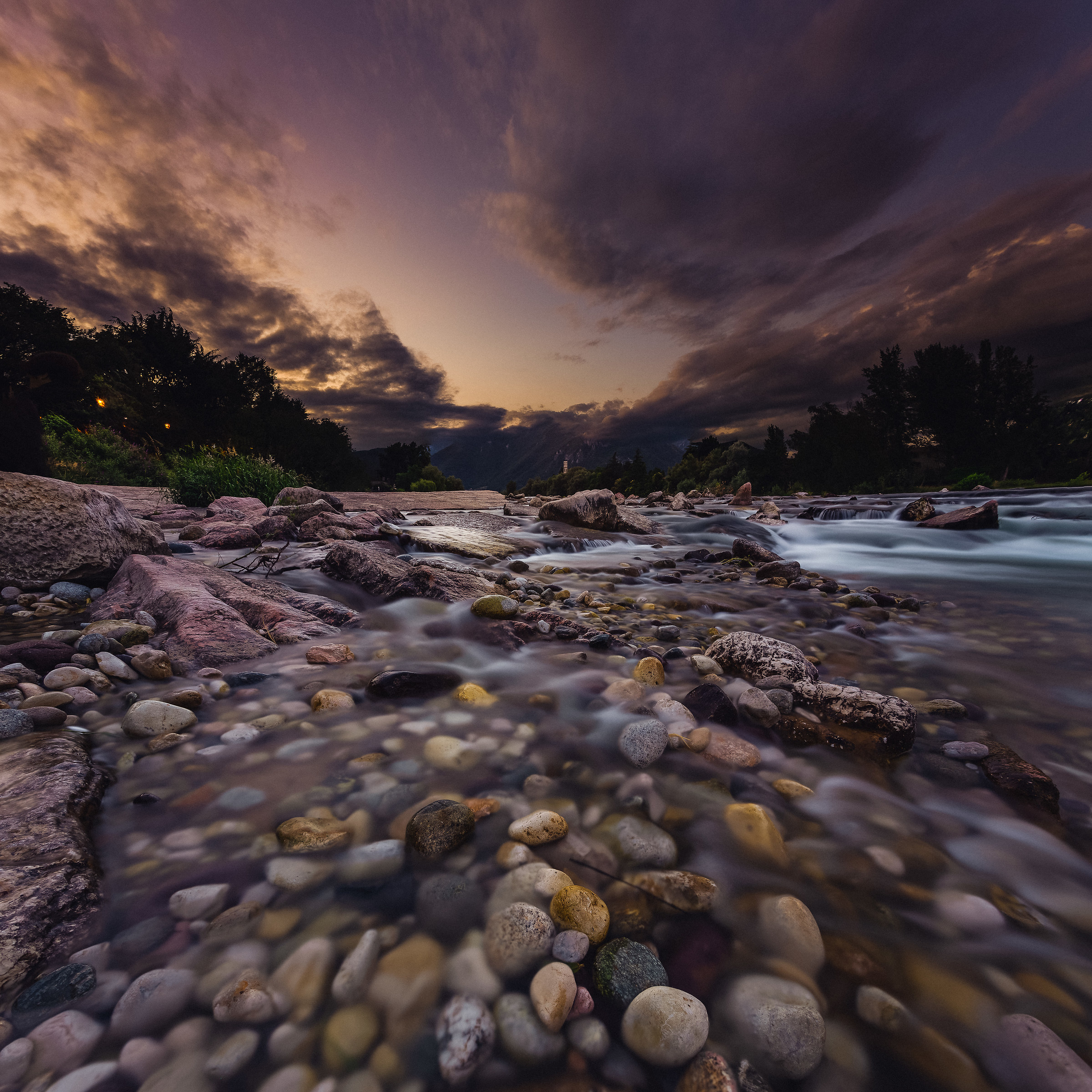 The Brenta River near Bassano del Grappa