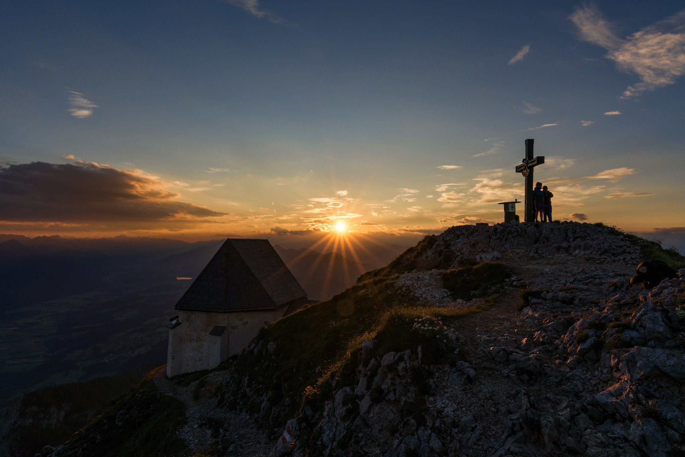 Last rays on Dobratch (Austria)