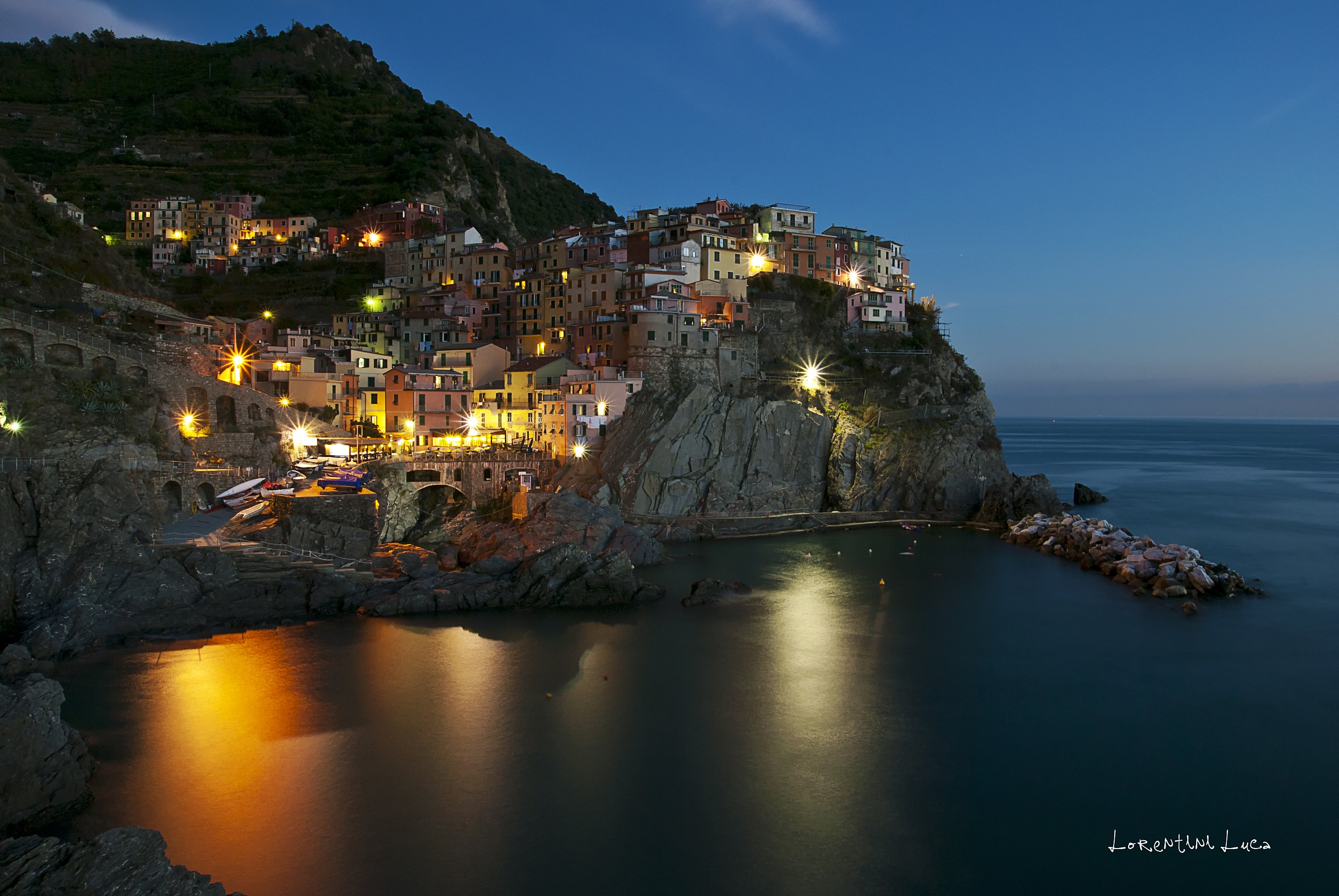 Manarola di notte