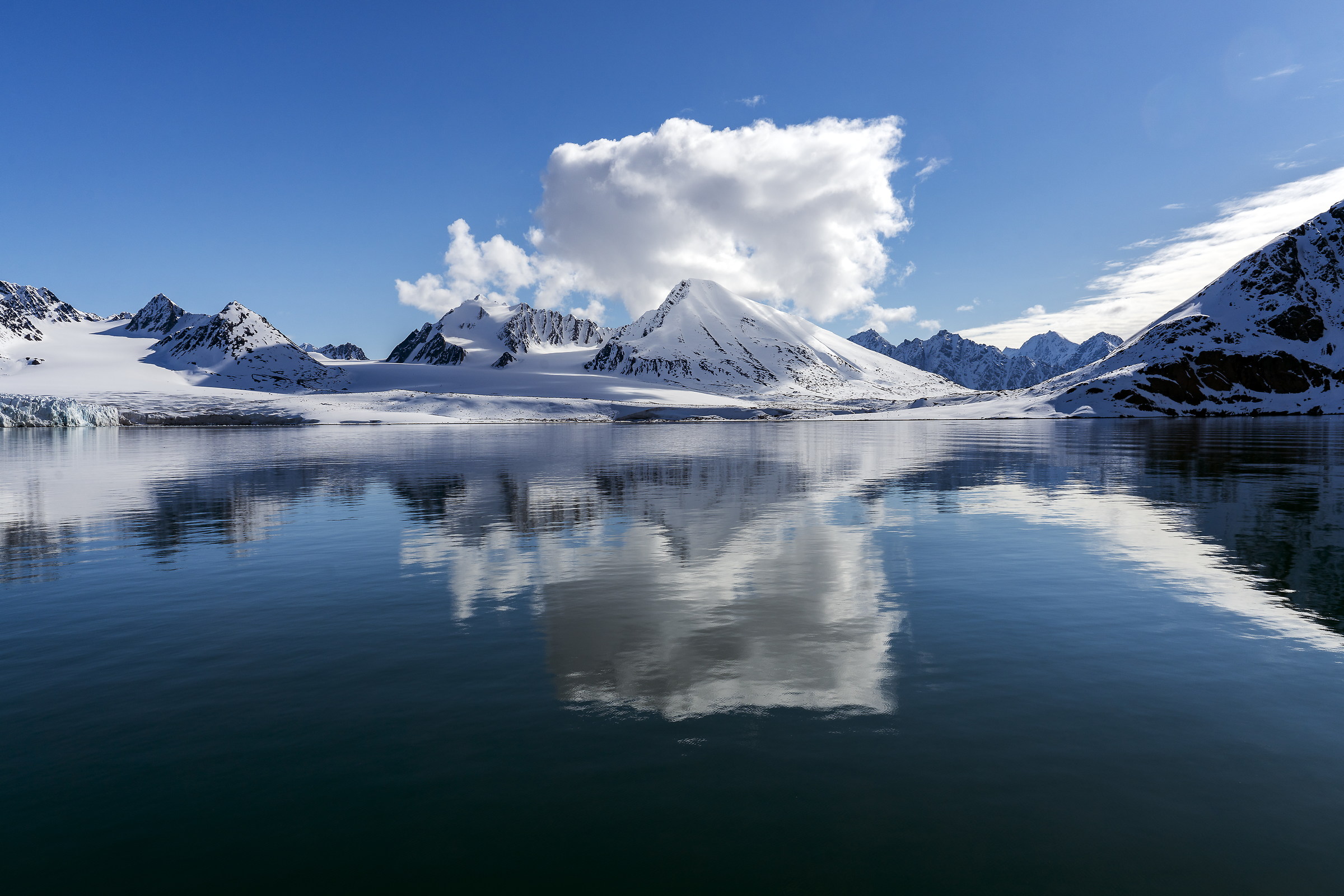 Di fronte al Nordvest-Spitsbergen National park