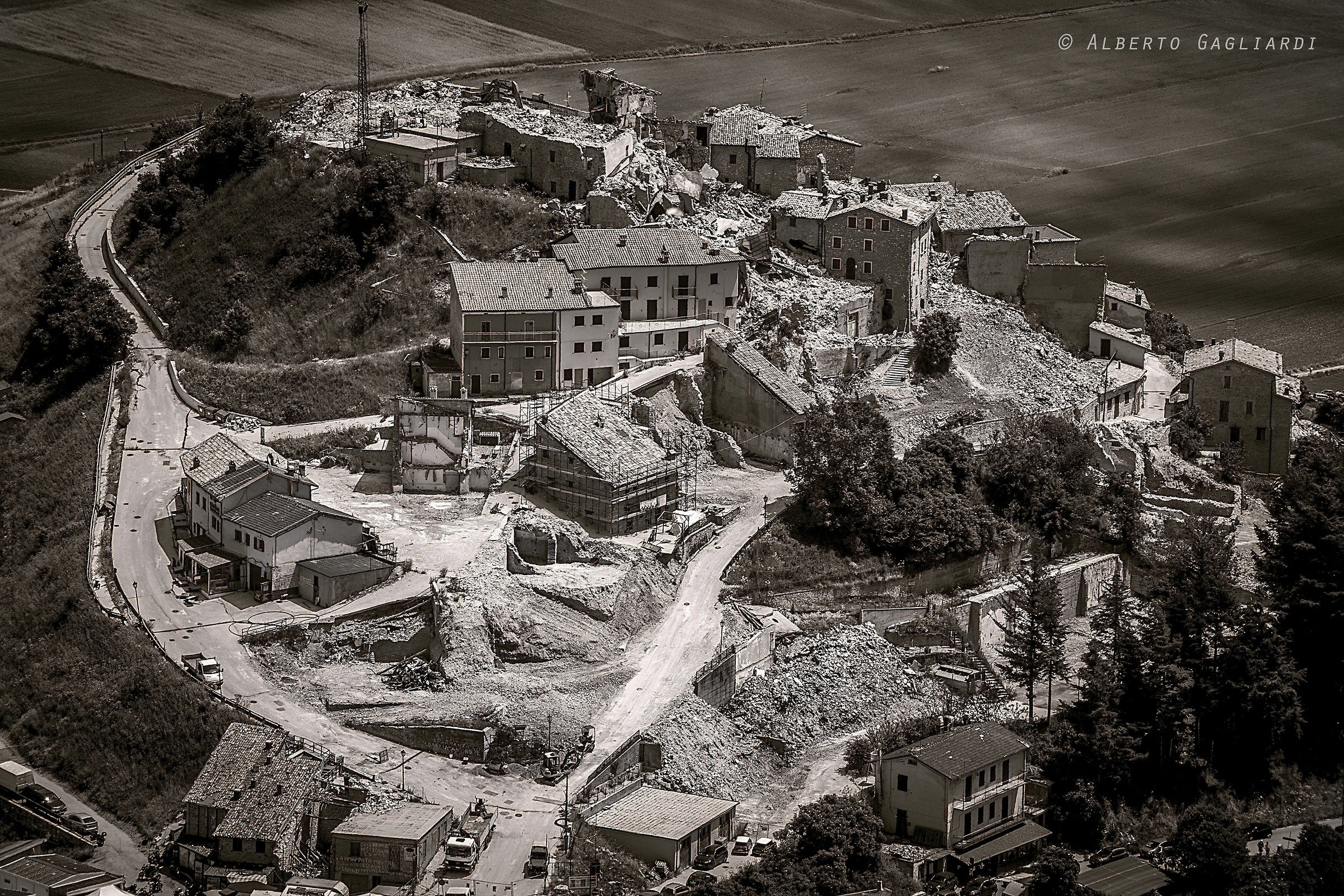 Not only flowed in Castelluccio
