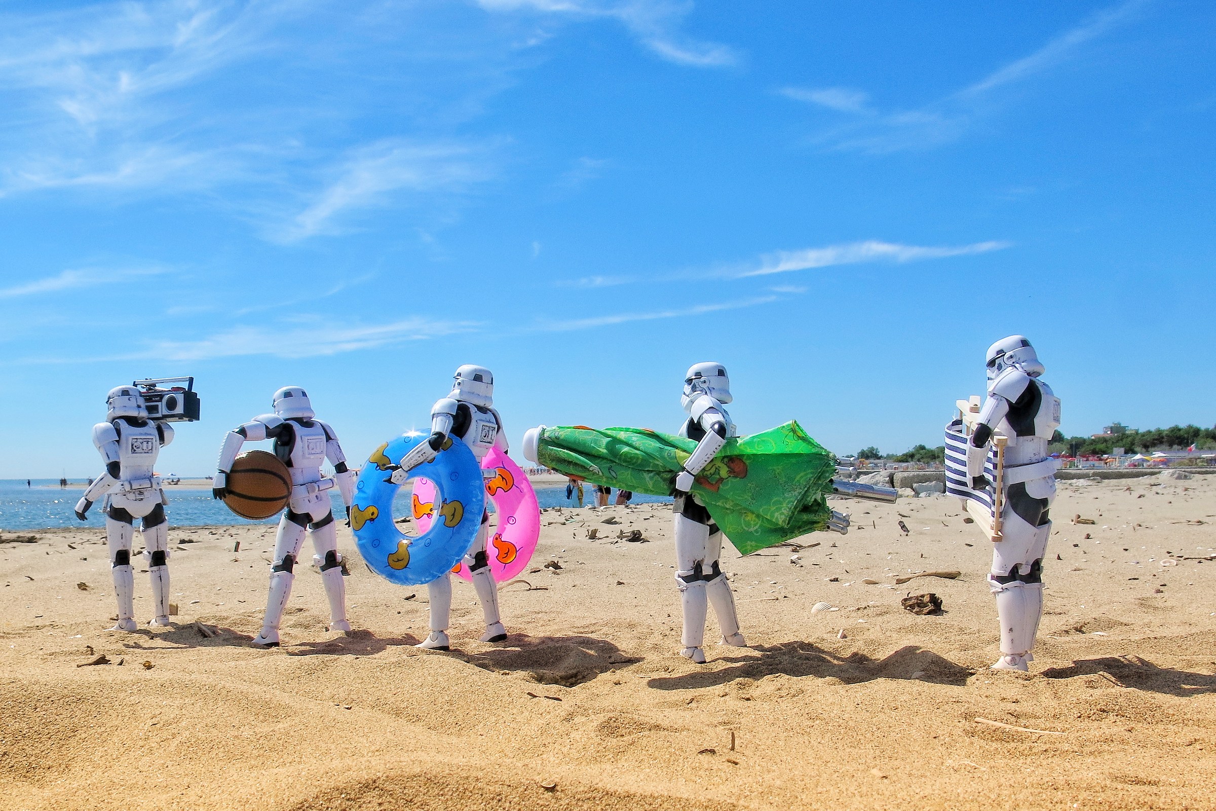 When the empire goes on vacation.